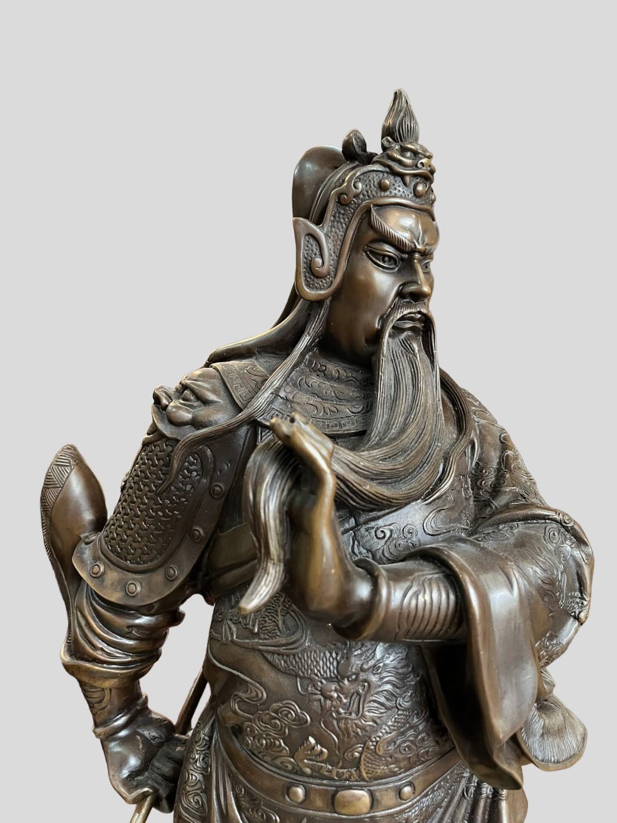 Tượng Quan Vũ Trung Quốc, cao 60cm – ảnh 3