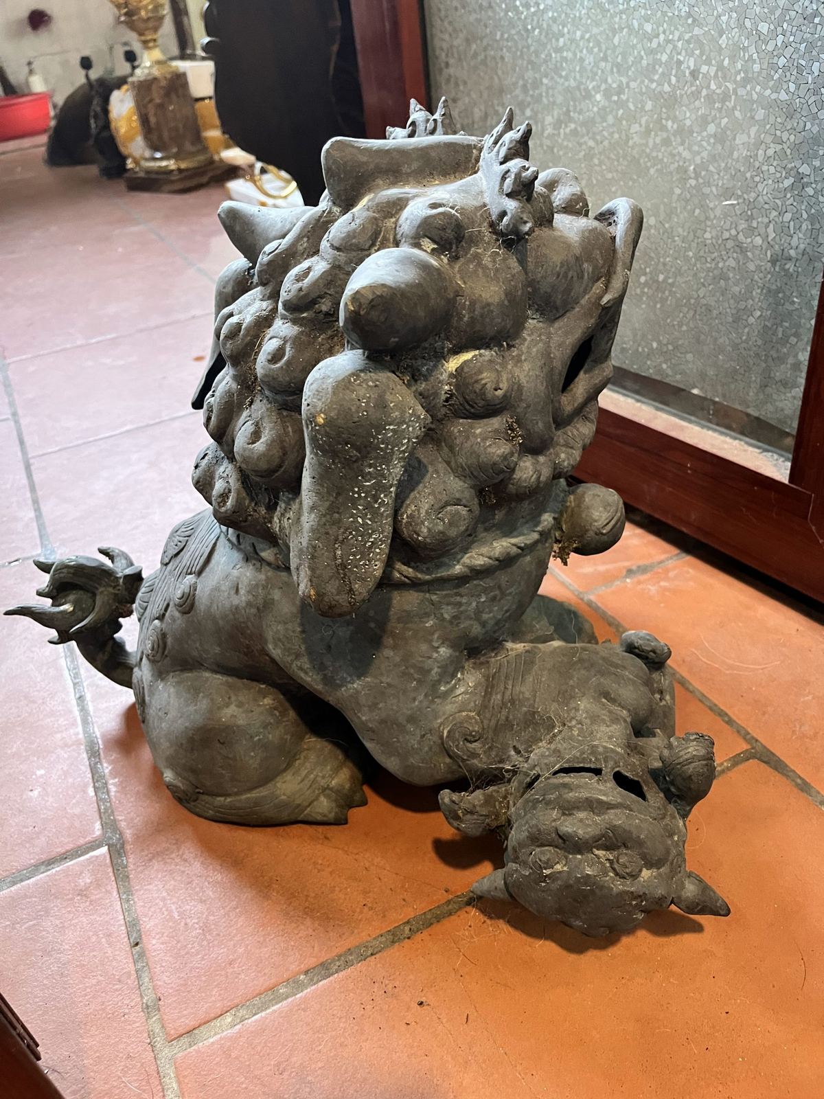 Cặp nghê đồng, cao 41cm – ảnh 3