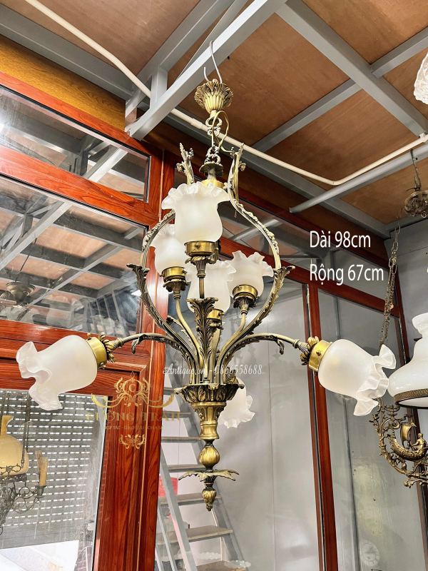 Đèn chùm Pháp, dài 98cm – ảnh 1