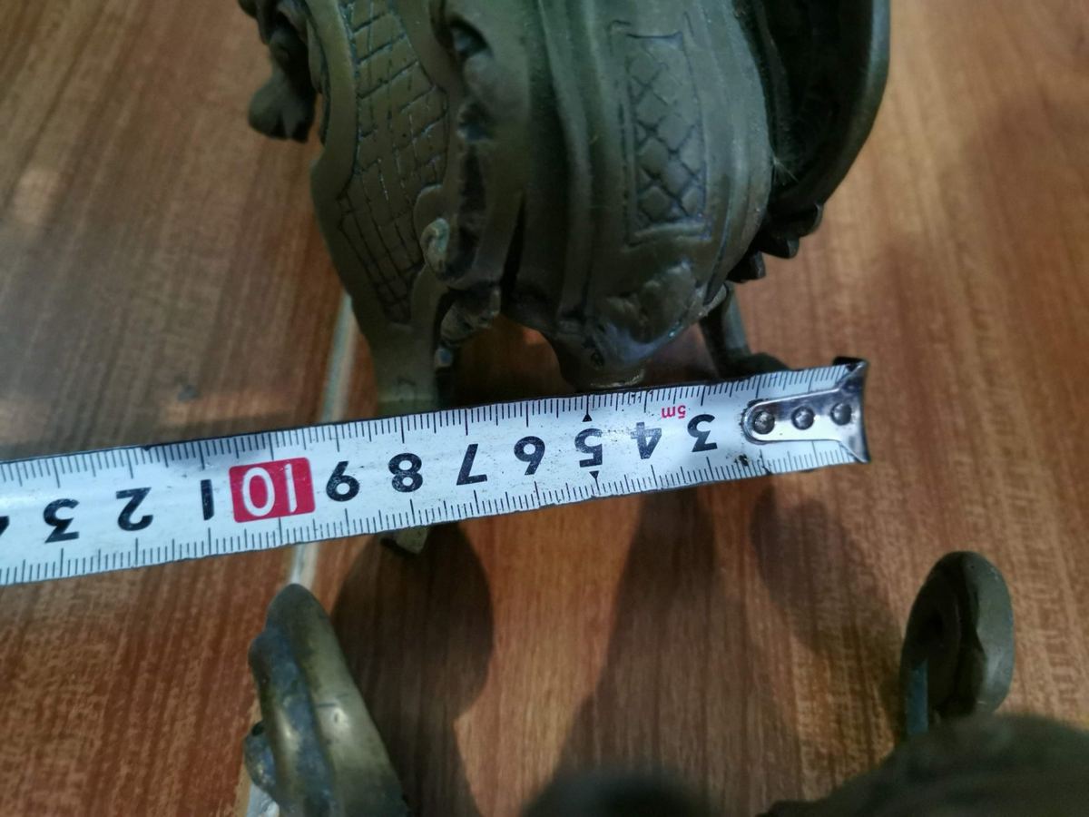 Bộ đồng hồ chân nến Pháp, cao 57cm – ảnh 11