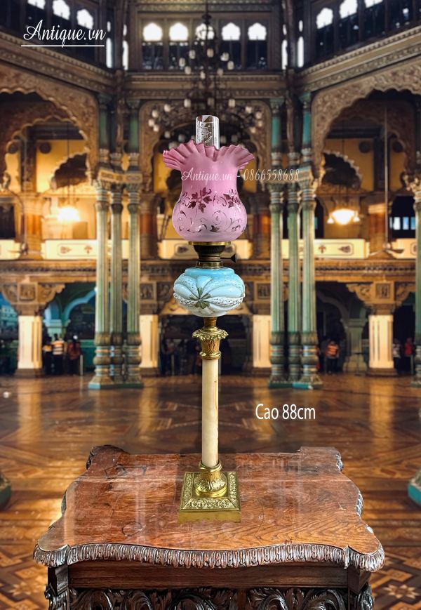 Đèn dầu Pháp, cao 88cm – ảnh 1