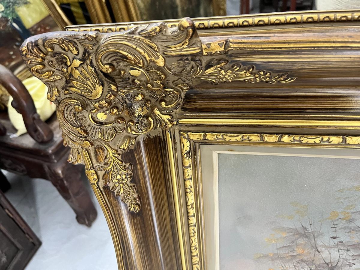 Tranh phong cảnh Pháp, cao 87cm – ảnh 3