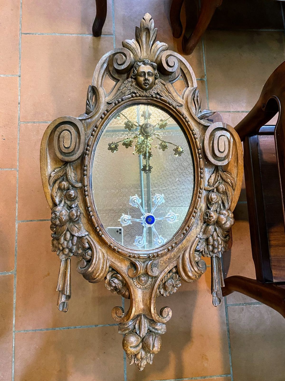 Gương gỗ Pháp – ảnh 1