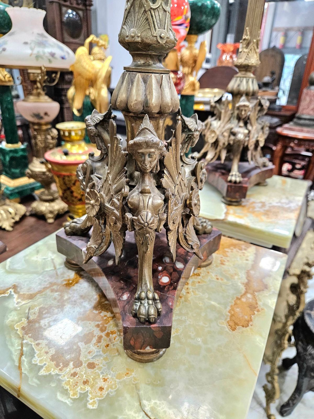 Cặp đèn dầu, cao 91cm – ảnh 4