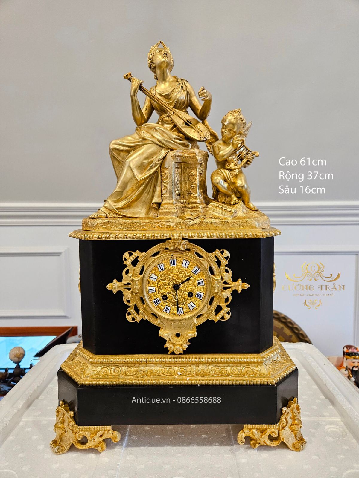 Đồng hồ tượng Pháp, cao 61cm – ảnh 1