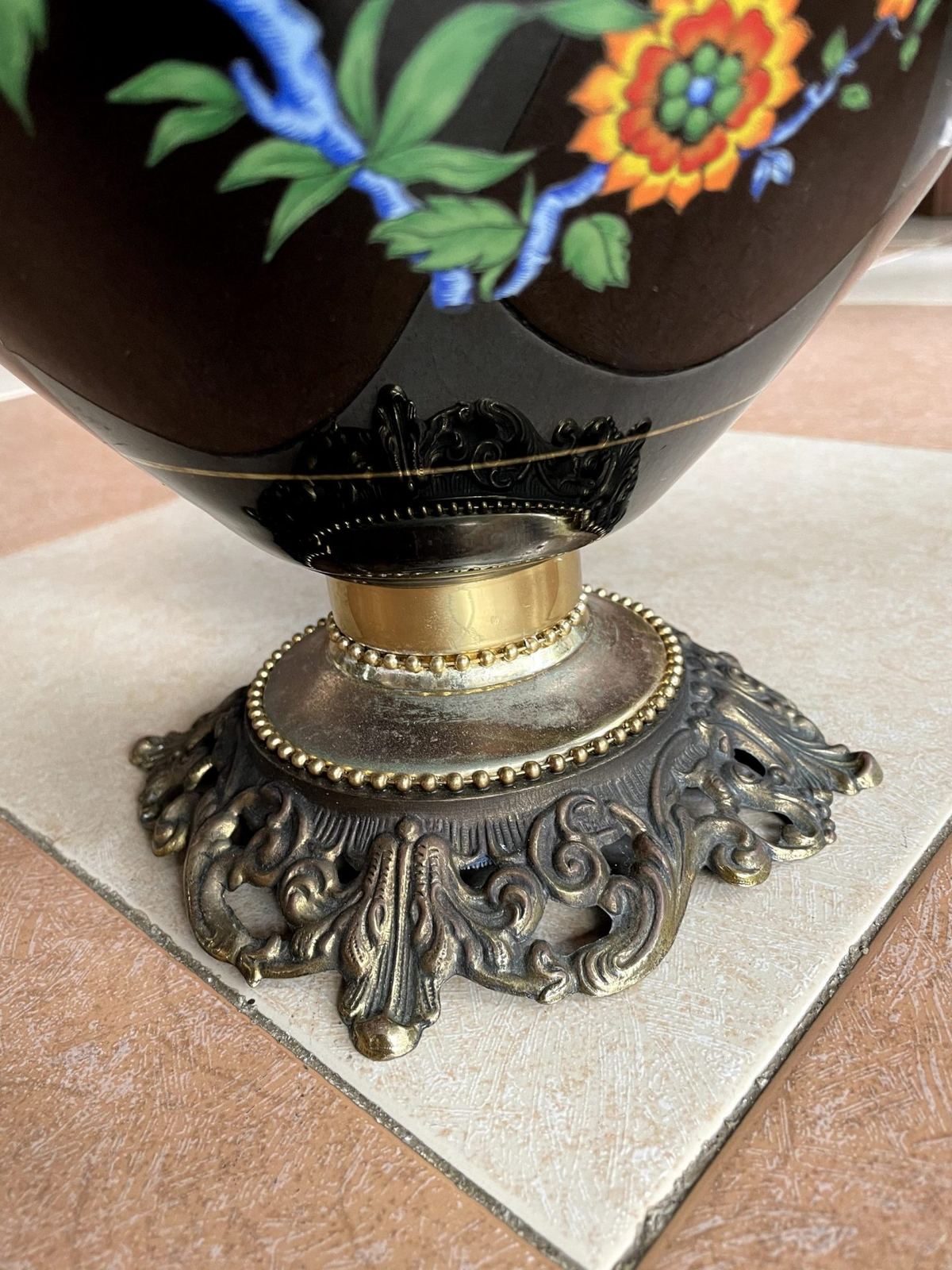 Đèn dầu bâu sứ – ảnh 5