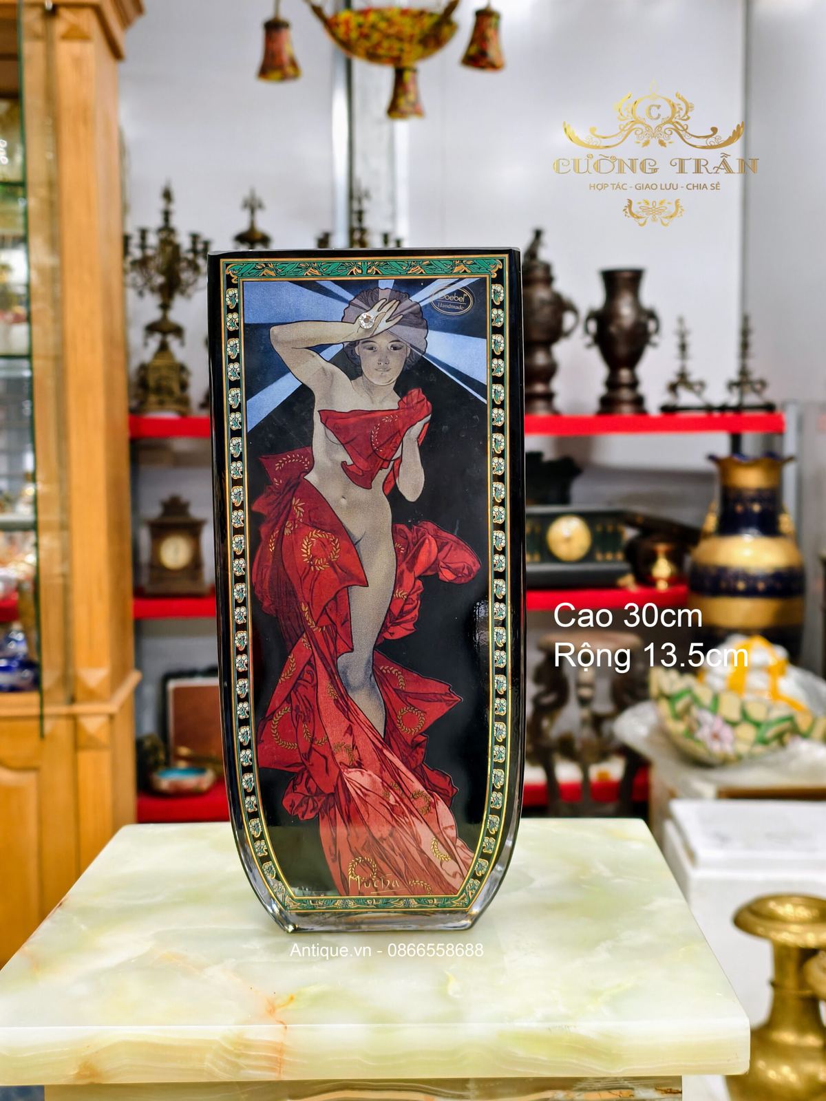 Bình hoa pha lê Goebel – ảnh 3