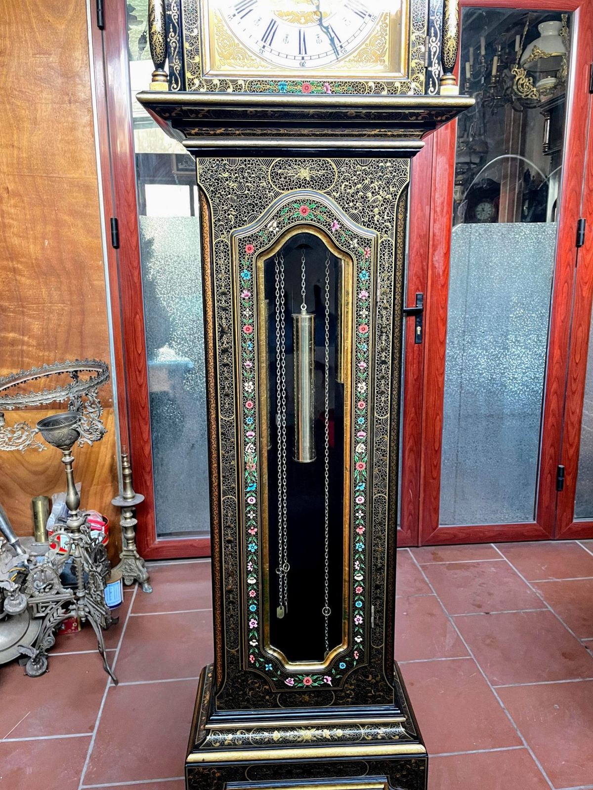 Đồng hồ sơn mài Nhật Bản, cao 230cm – ảnh 3