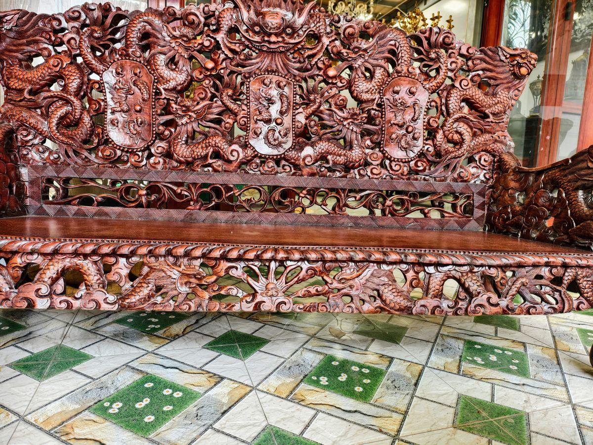 Bộ bàn ghế gỗ hương cửu long – ảnh 8