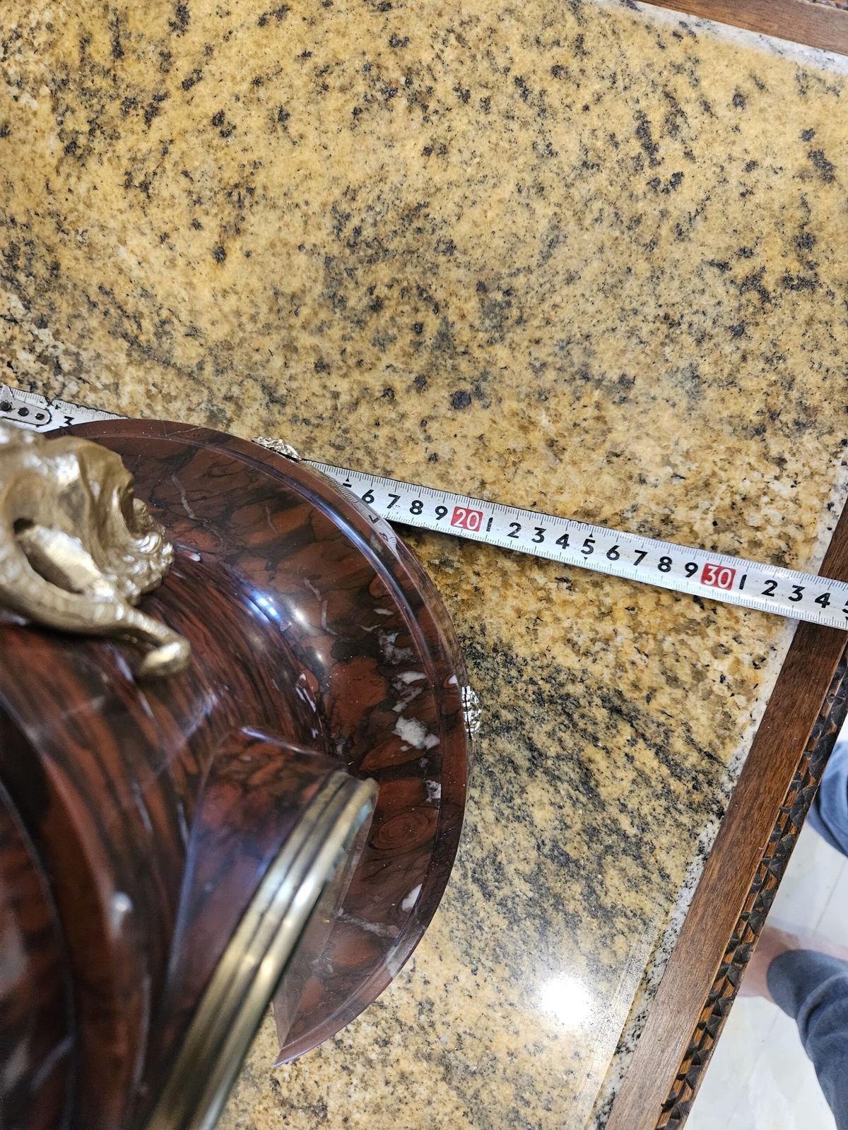 Bộ đồng hồ tượng, cao 56cm – ảnh 6