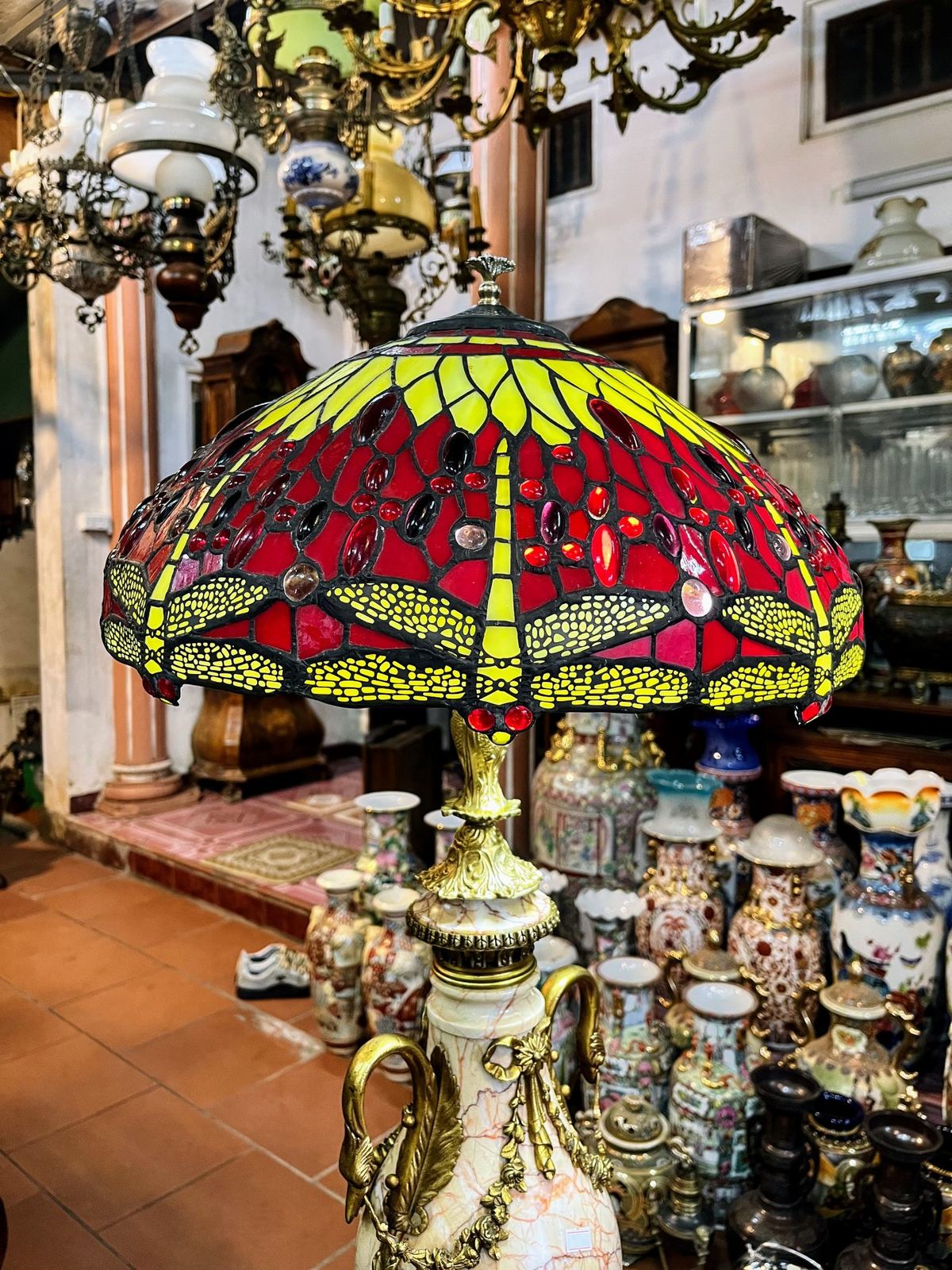 Đèn tiffani, cao 89cm – ảnh 3