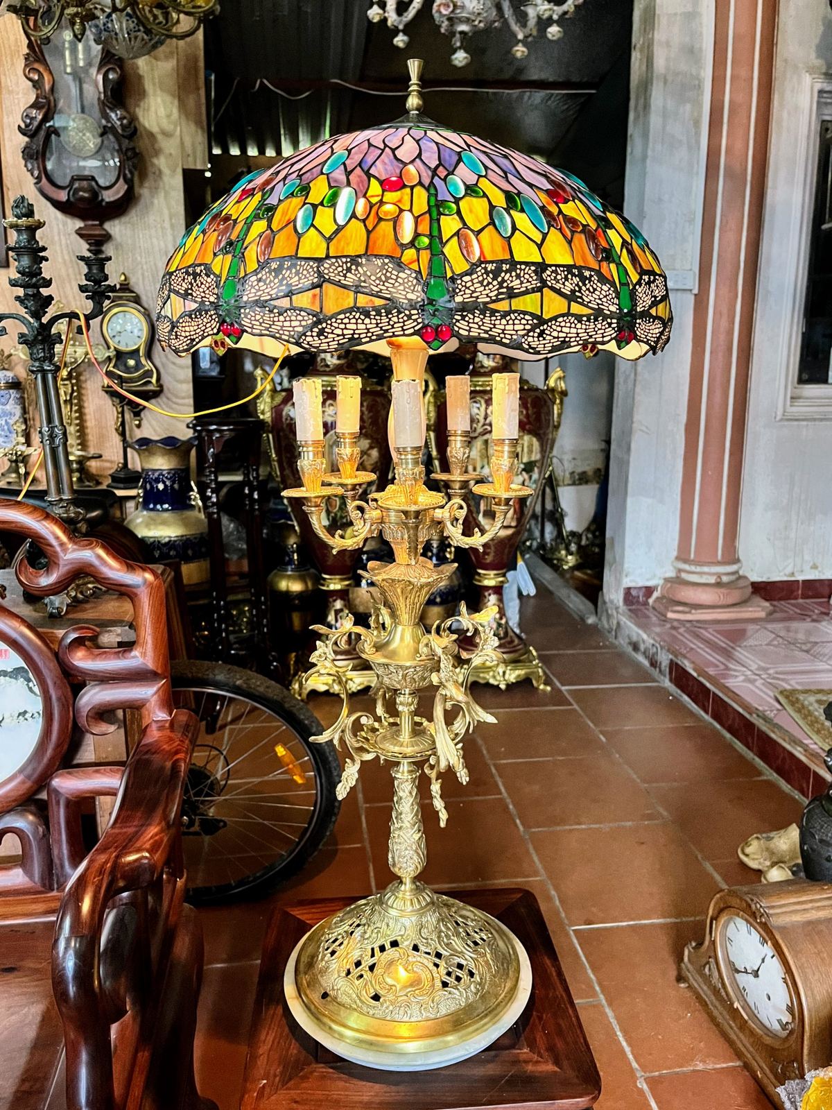 Đèn tiffani, cao 105cm – ảnh 1