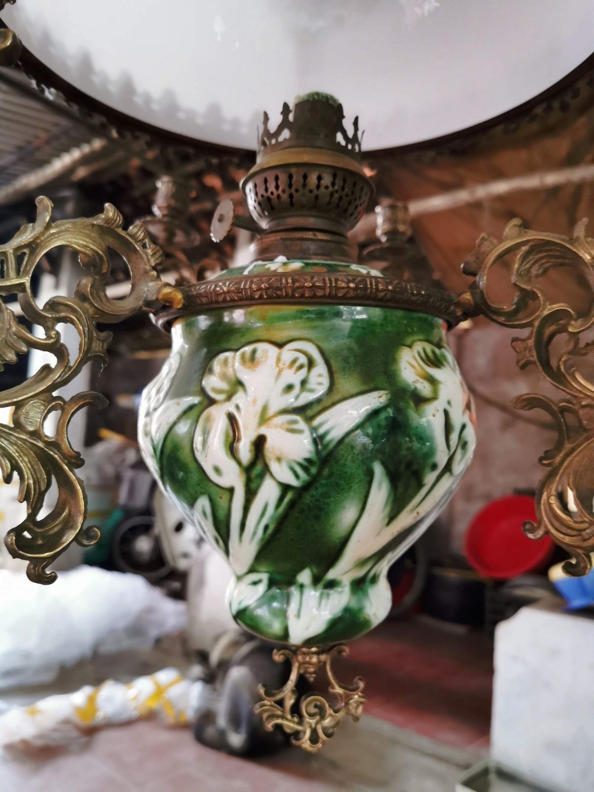 Đèn ba dây họa tiết lá – ảnh 2