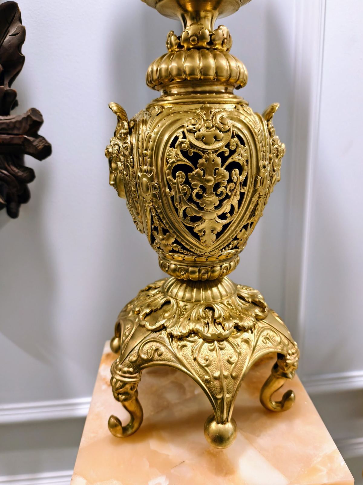 Đèn dầu Pháp, cao 93cm – ảnh 6