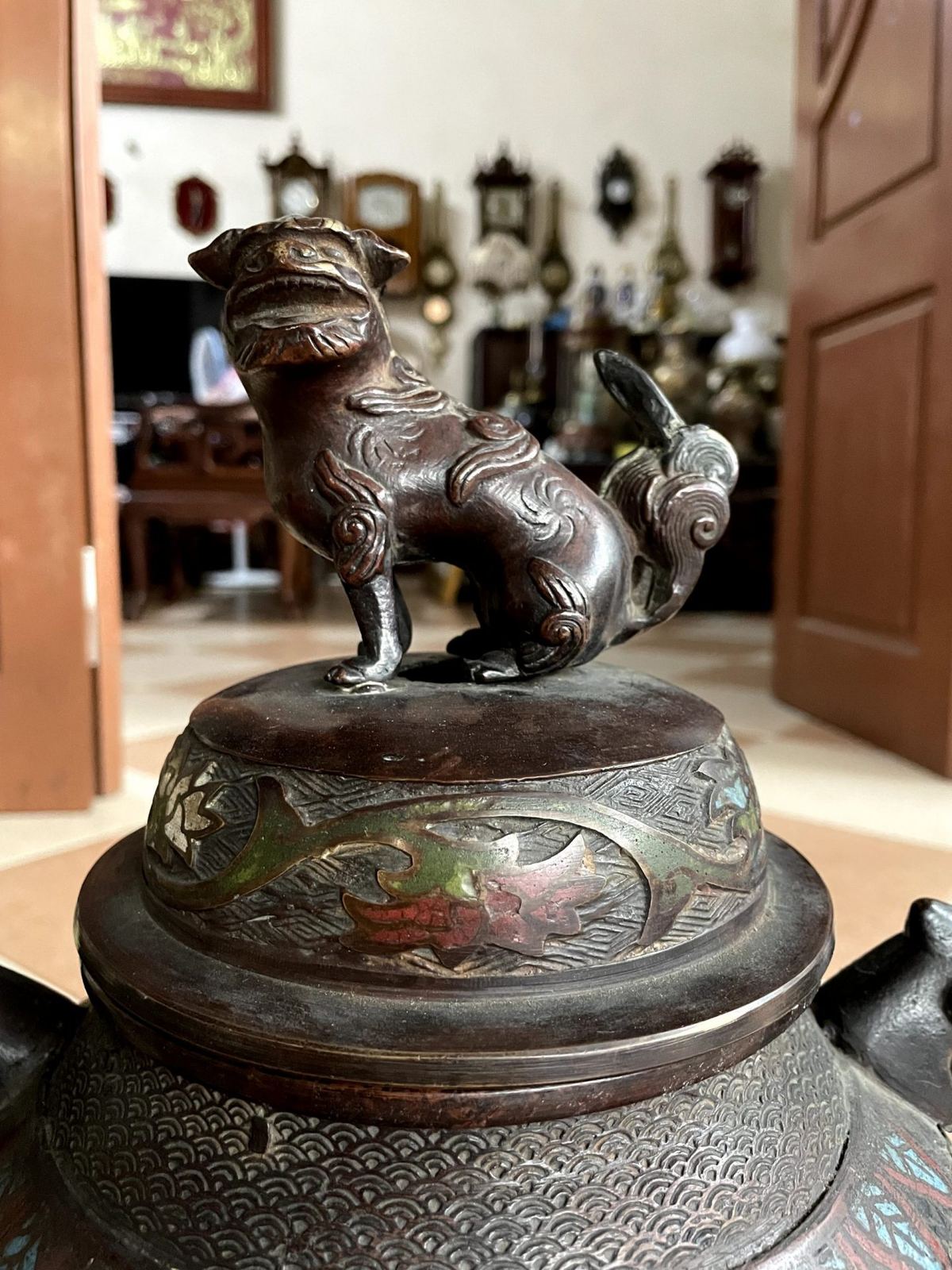 Bộ 3 món pháp lam Nhật cổ – ảnh 5