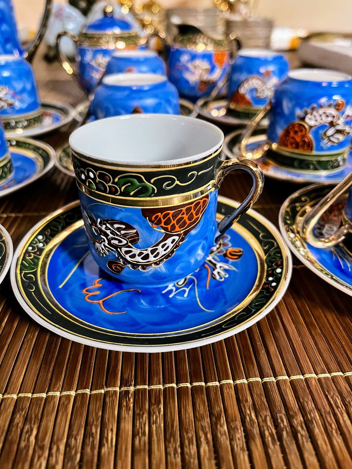 Bộ ấm trà nhật Satsuma – ảnh 6