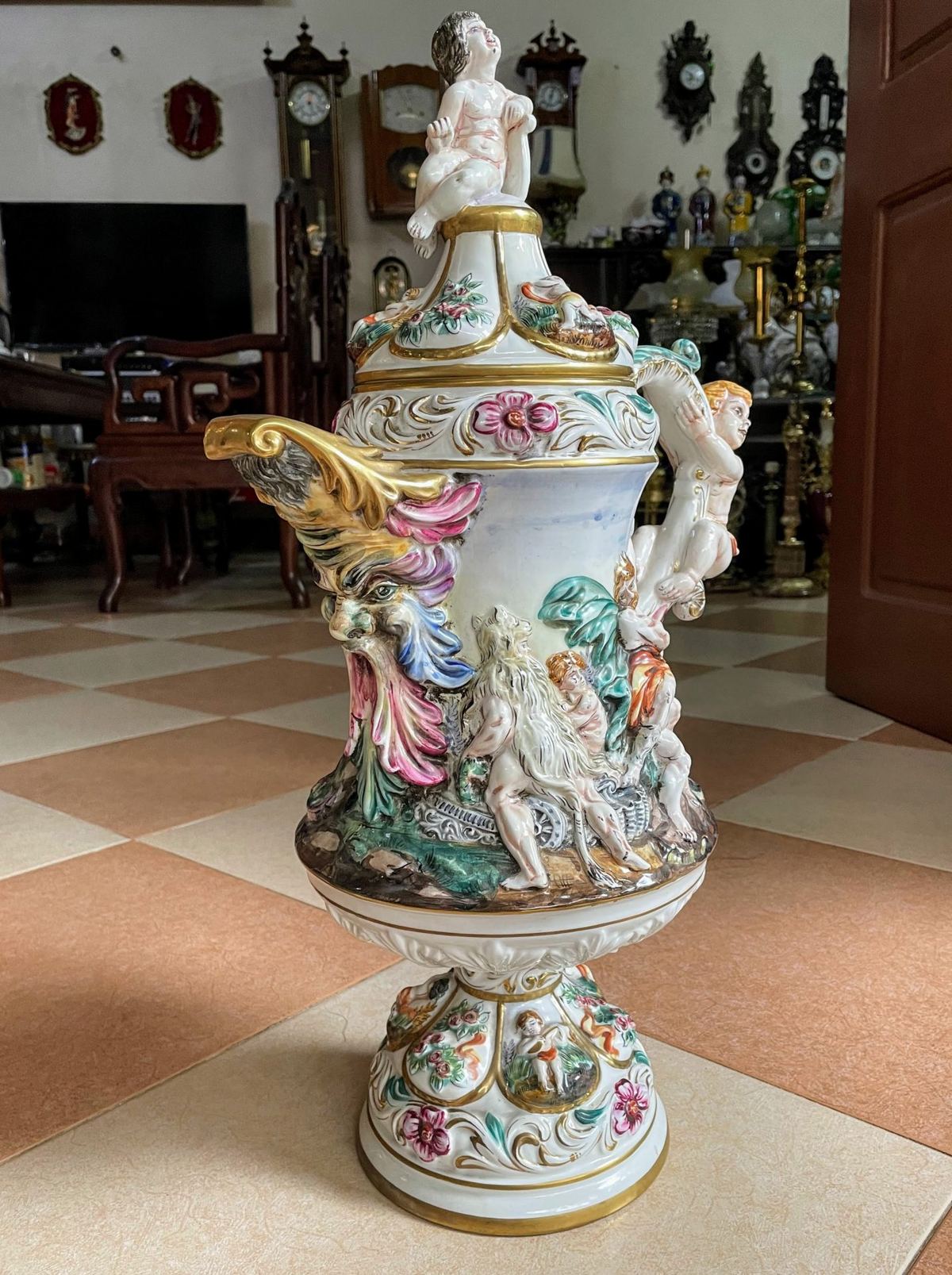 Bình sứ Italy, cao 57cm – ảnh 5