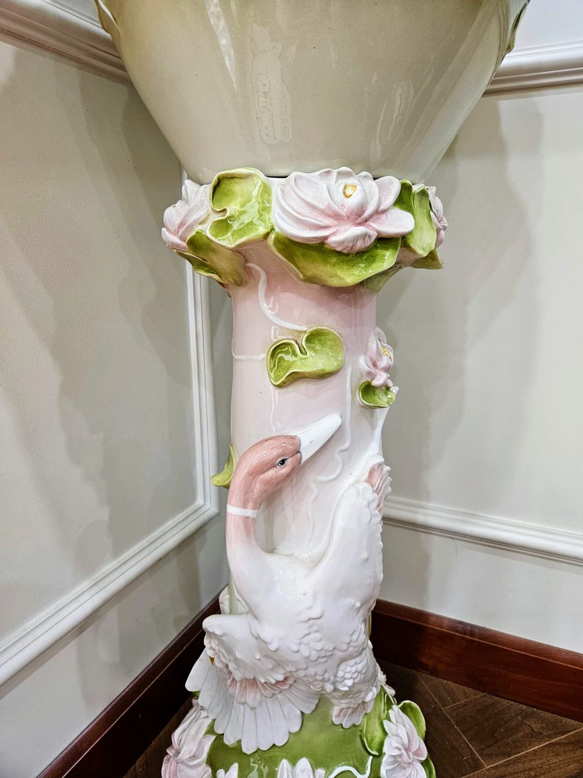 Chậu hoa sứ Ý, cao 72cm – ảnh 3
