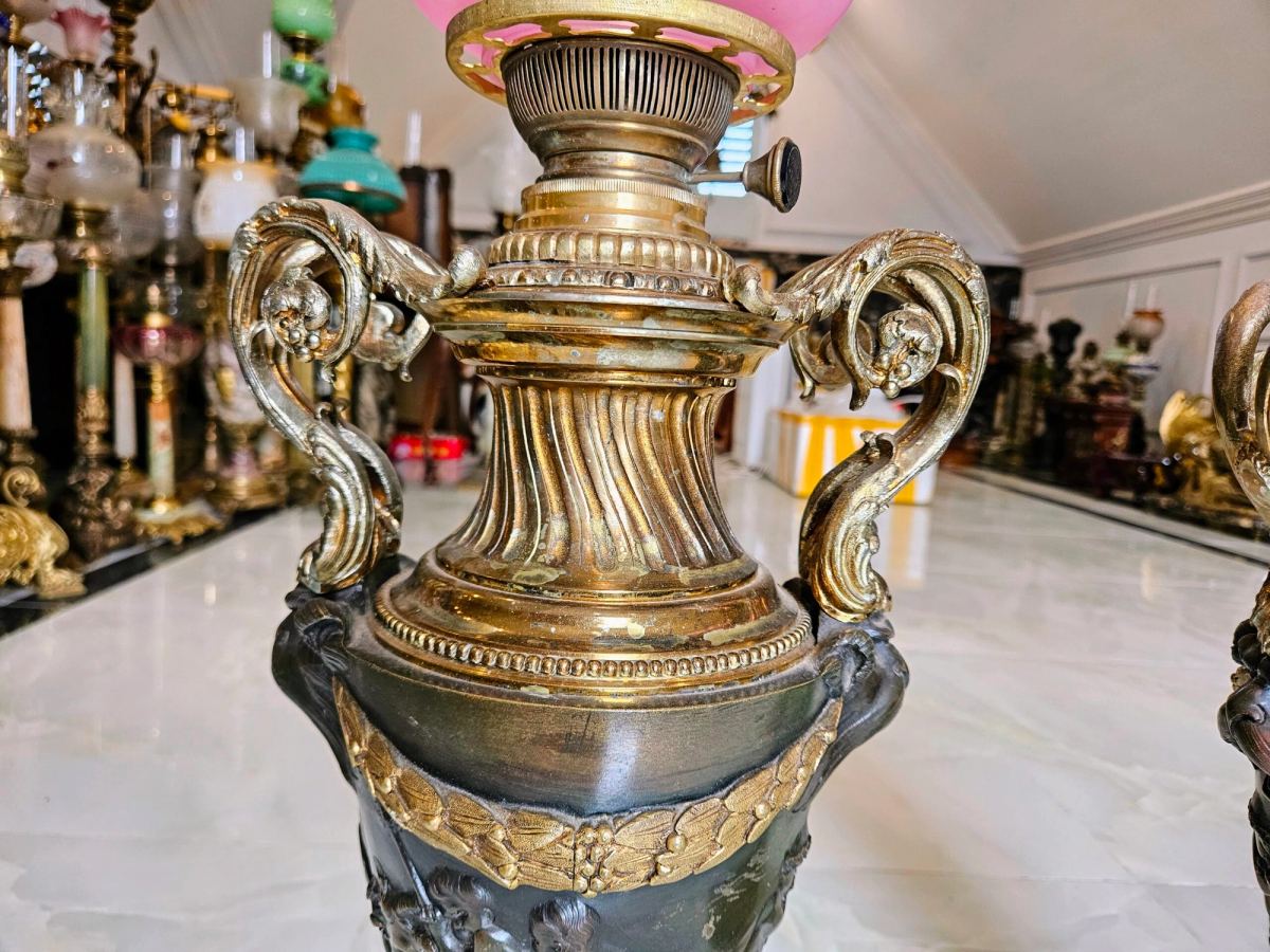 Cặp đèn dầu, cao 78cm – ảnh 6