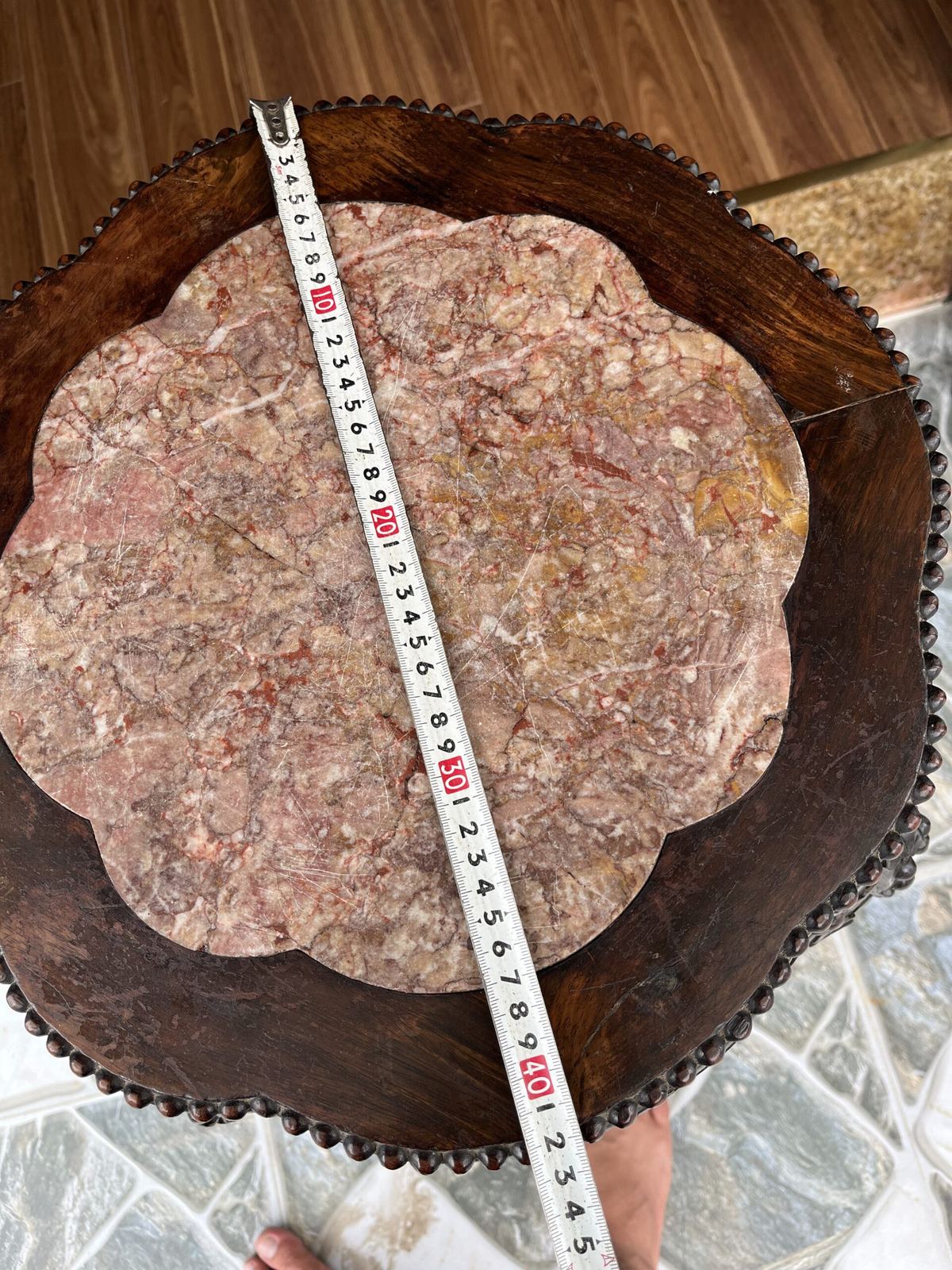 Đôn gỗ mặt đá – ảnh 4