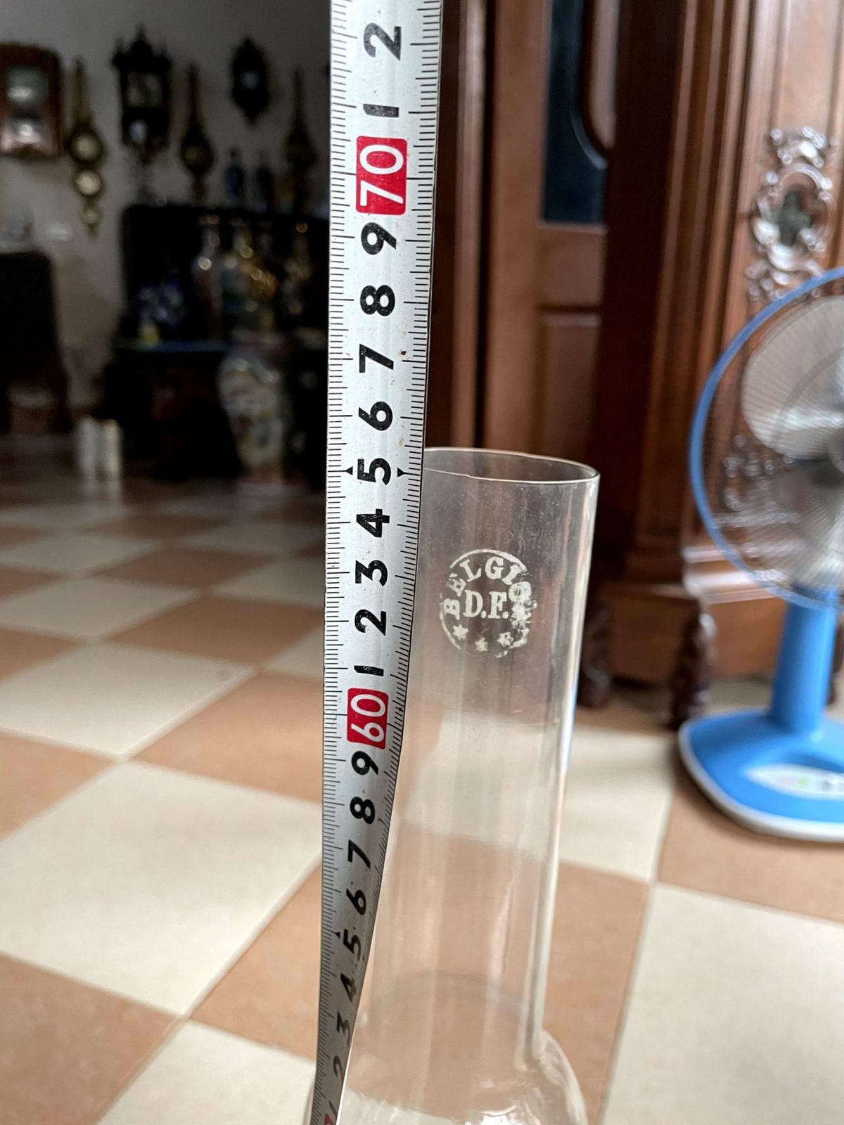 Đèn dầu bầu đá, cao 65cm – ảnh 5