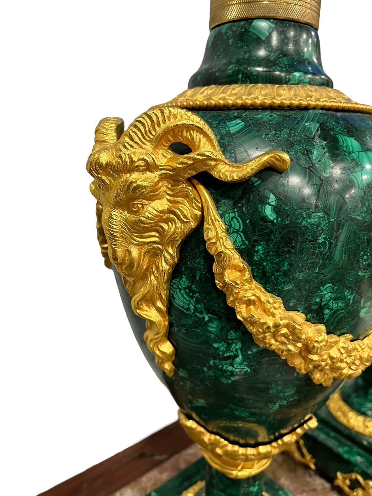 Cặp đèn dầu Malachite – ảnh 5