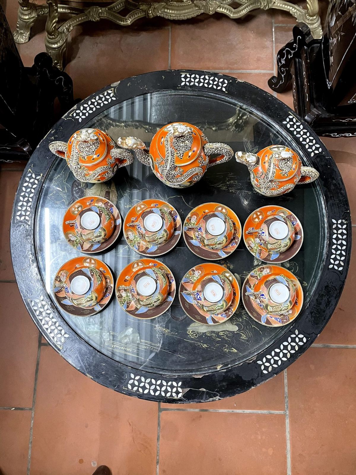 Bộ trà Nhật satsuma – ảnh 2