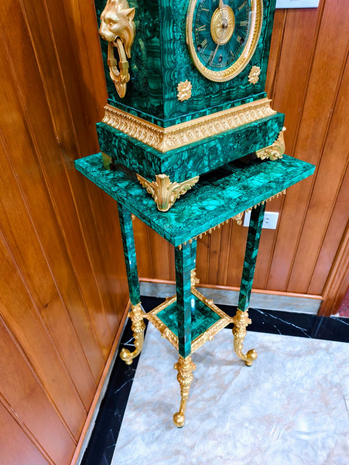 Bộ đồng hồ tượng Pháp, cao 90cm – ảnh 11
