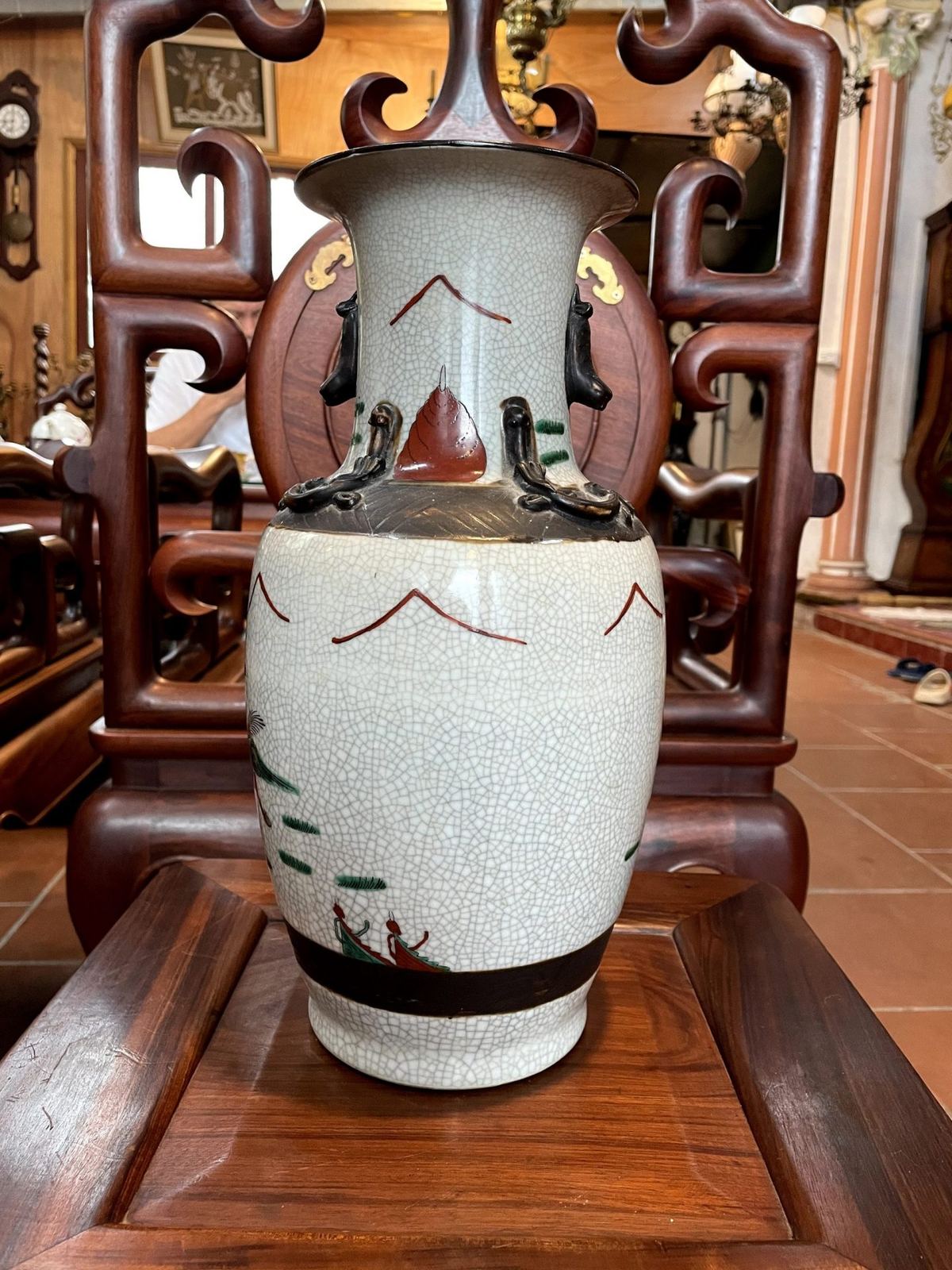 Bình sứ tàu, cao 35cm – ảnh 4