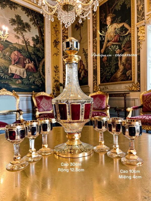 Bộ ly pha lê Bohemia – ảnh 1