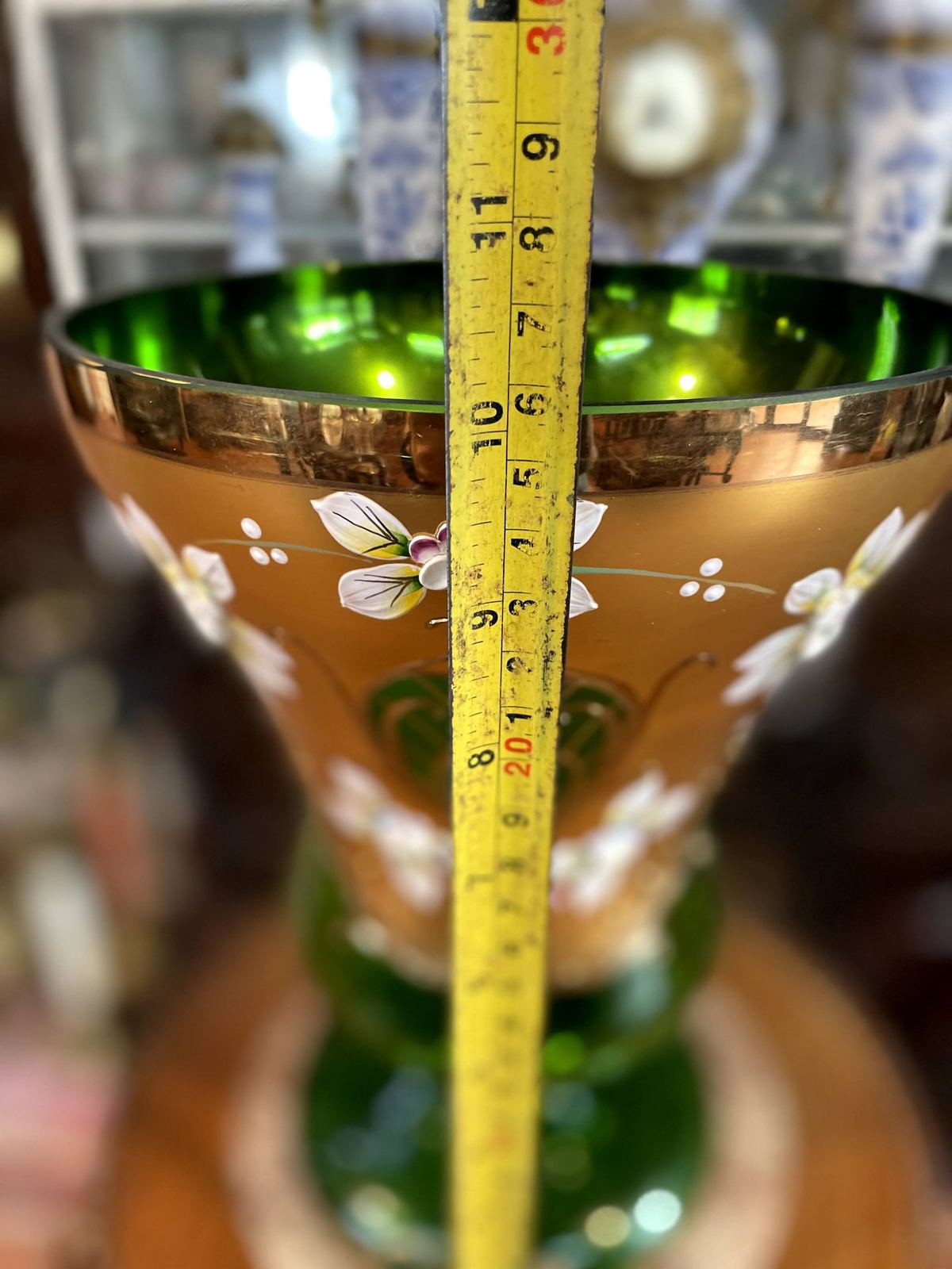 Bình hoa pha lê Séc, cao 26cm – ảnh 4