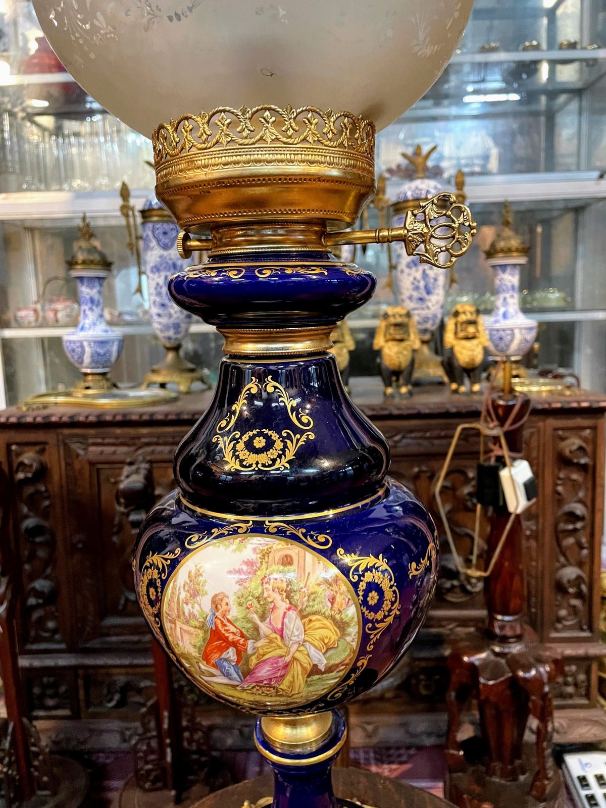 Đèn ngủ Pháp, cao 68cm – ảnh 3