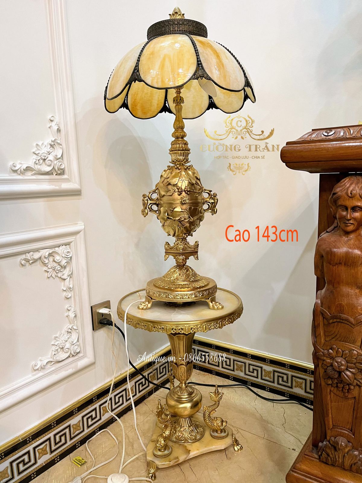 Đèn tiffani Pháp, đường kính 46cm – ảnh 1