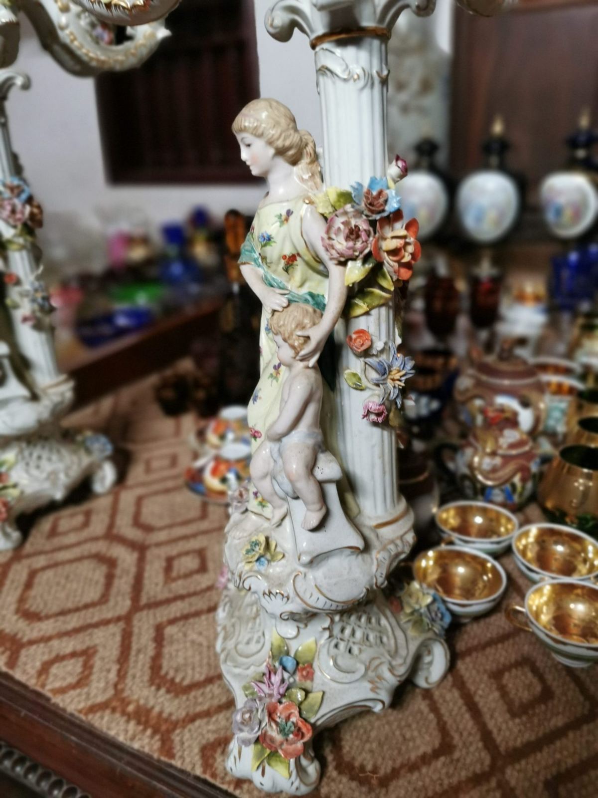 Đôi chân nến sứ Pháp – ảnh 5