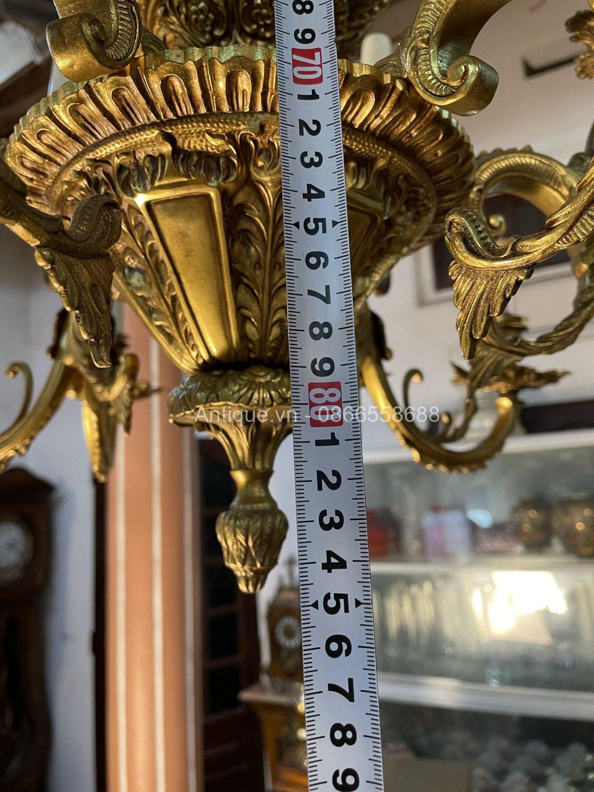 Đèn chùm Pháp, dài 85cm – ảnh 7