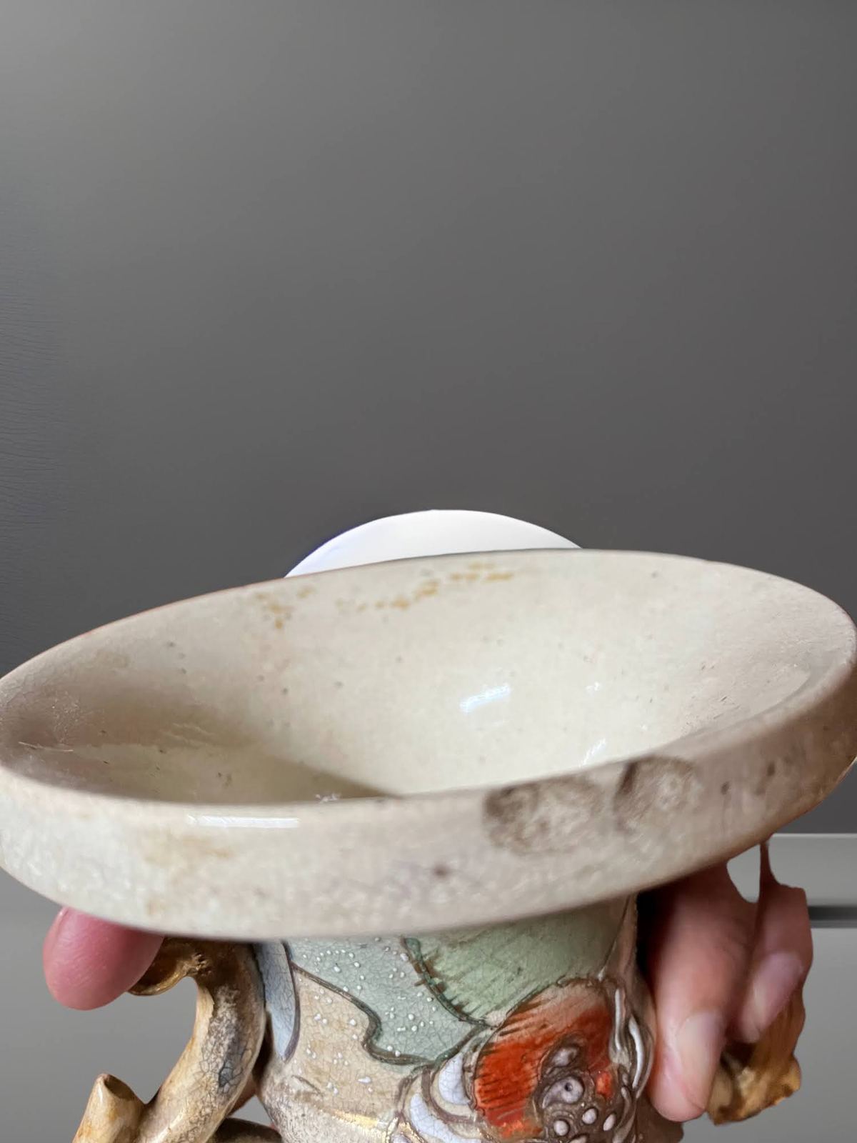 Cặp bình Satsuma Nhật Bản, cao 39cm – ảnh 8
