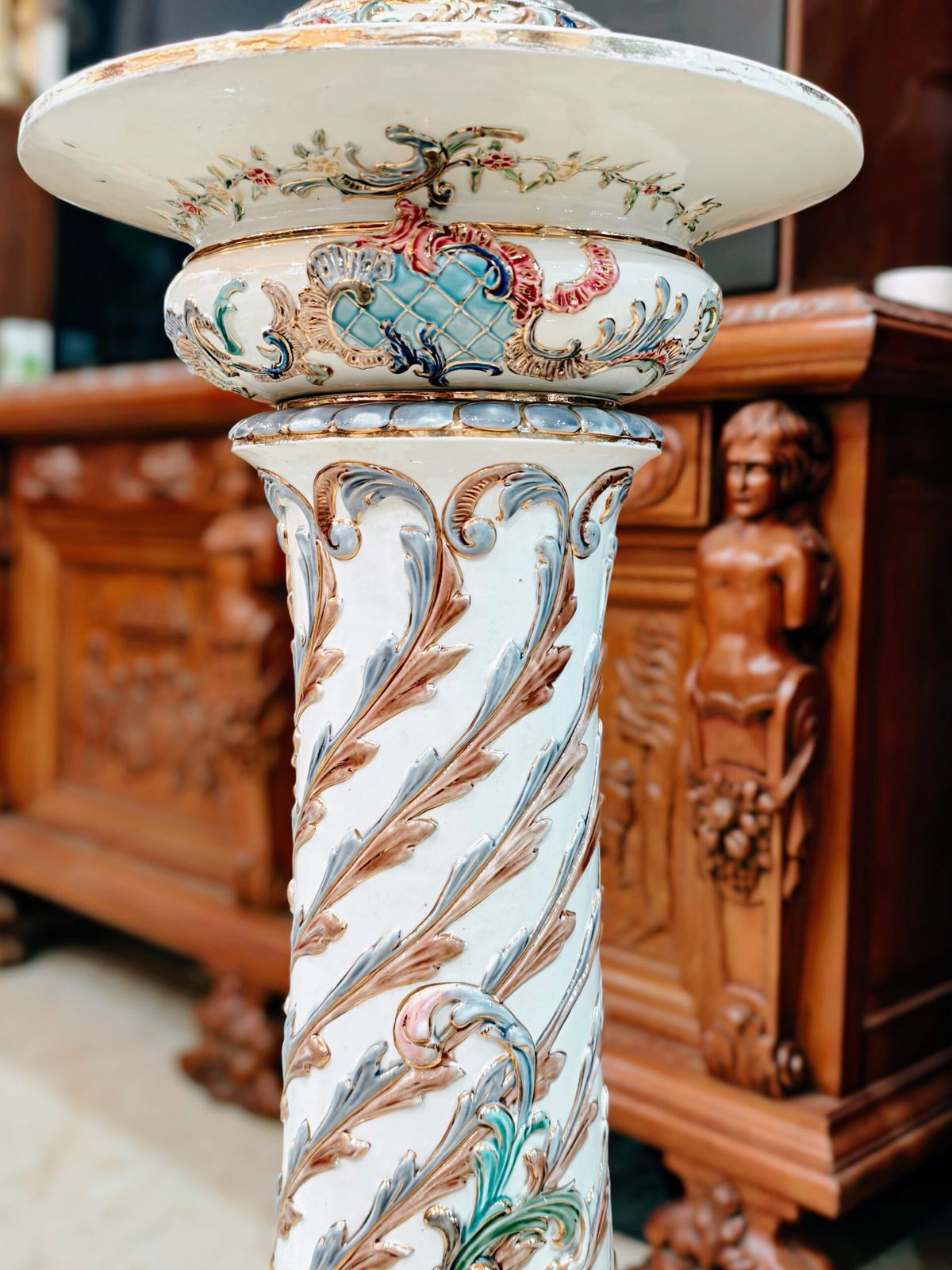 Chậu hoa sứ Ý, cao 98cm – ảnh 7