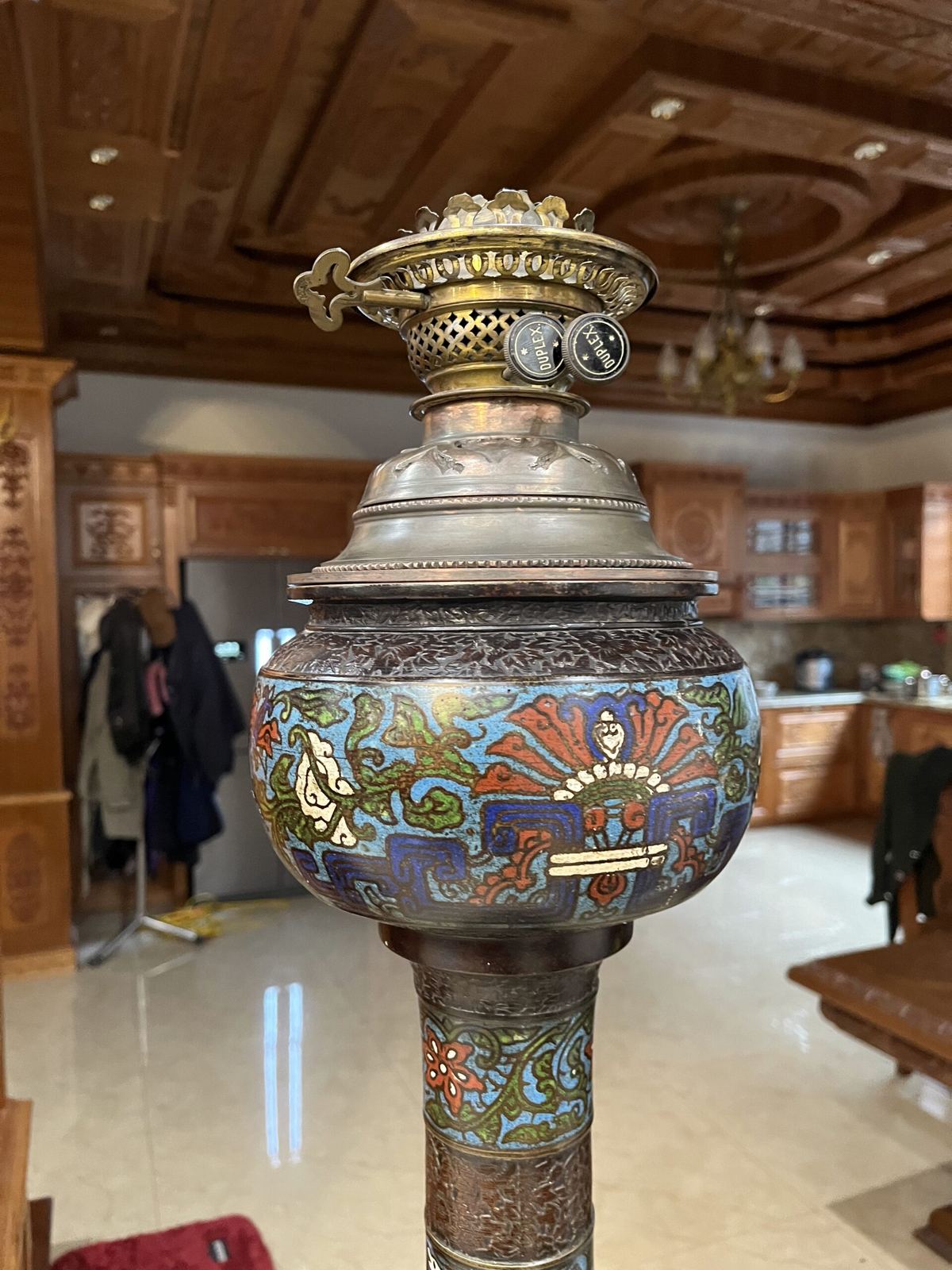 Đèn cây pháp lam, cao 197cm – ảnh 4