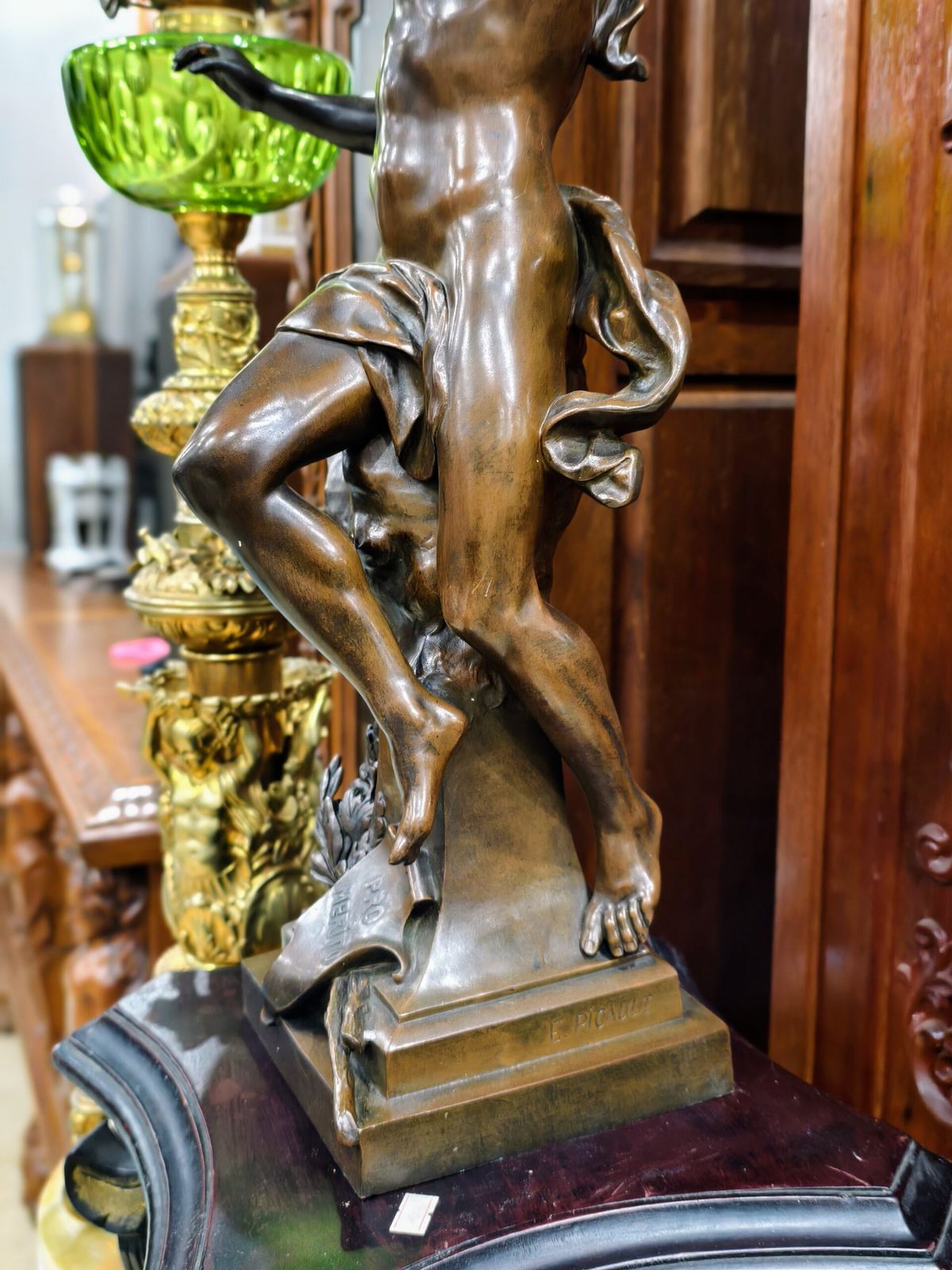 Tượng đồng pháp, cao 55.6cm – ảnh 4