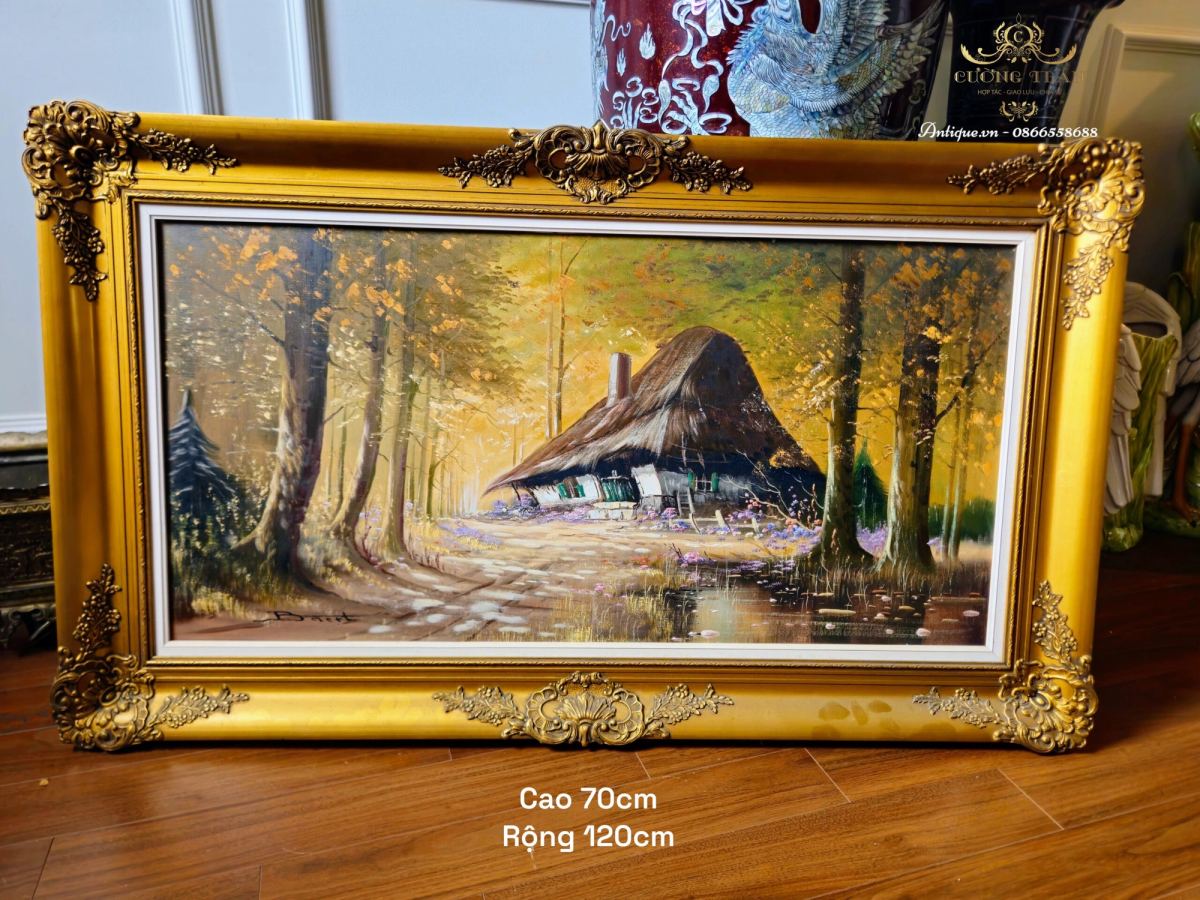 Tranh đồng quê châu âu Ý – ảnh 1