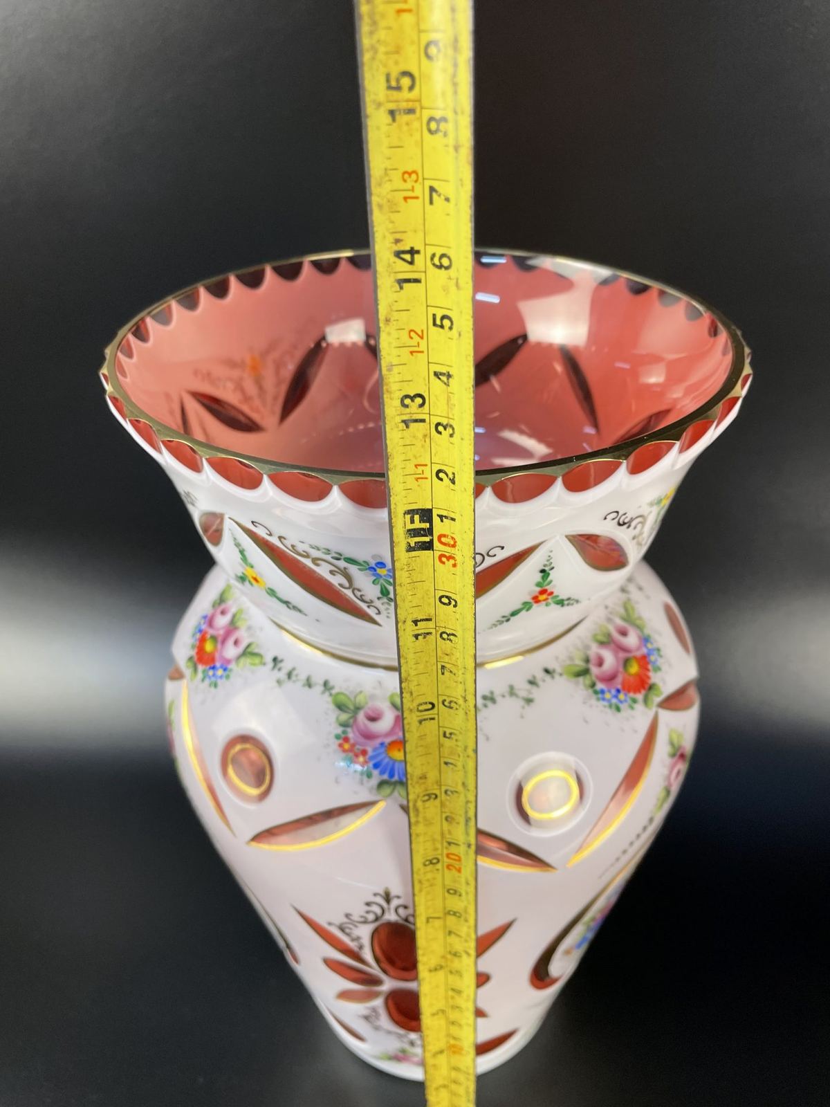 Bình hoa pha lê 2 da Tiệp – ảnh 4