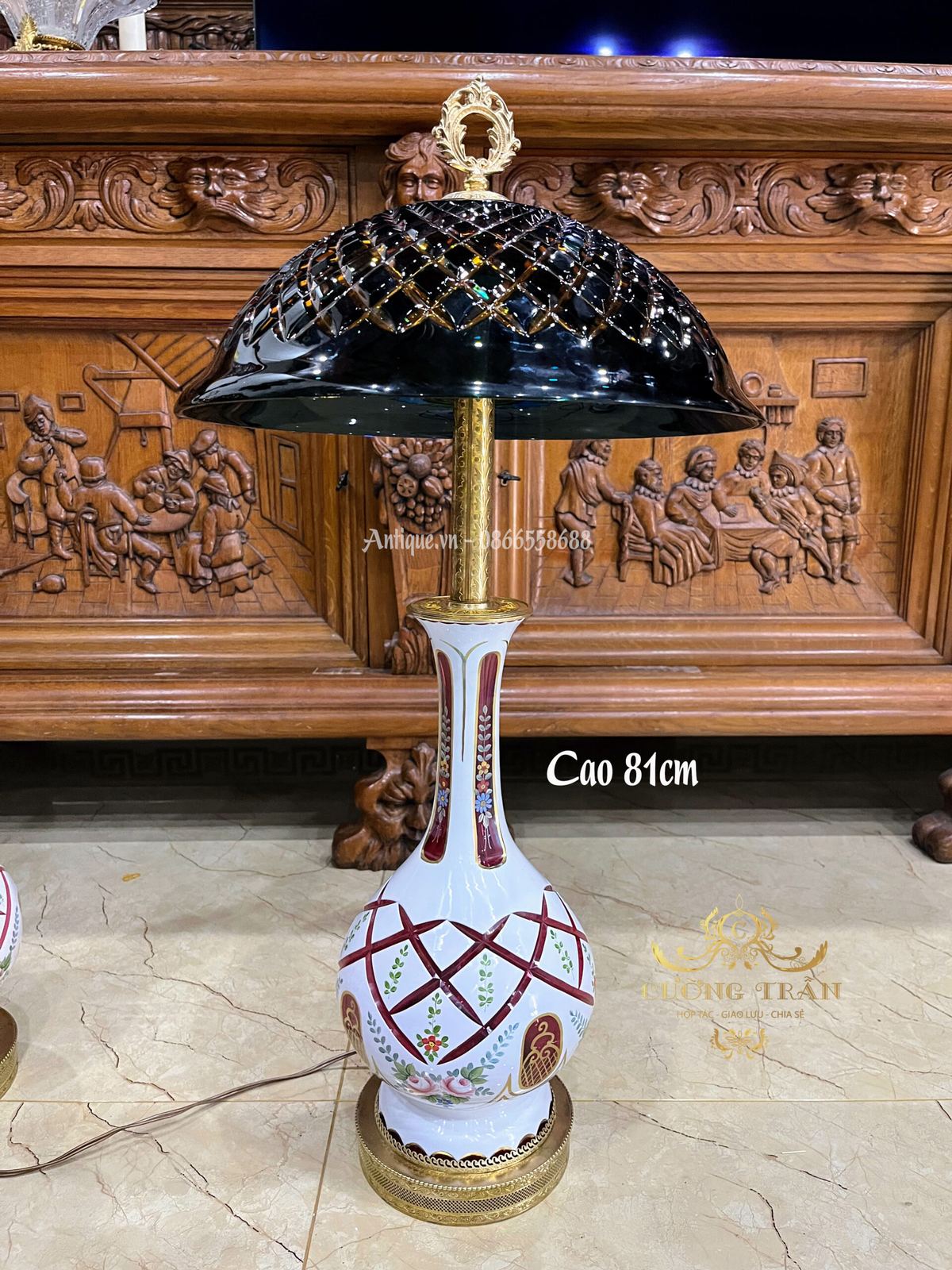 Đèn bàn pha lê – ảnh 2