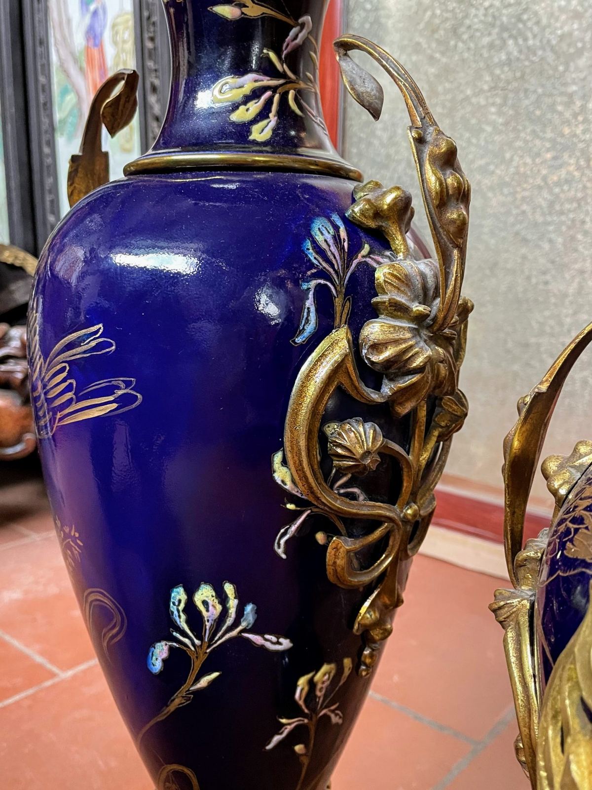 Bộ đồng hồ 3 món Pháp, cao 55.5cm – ảnh 6