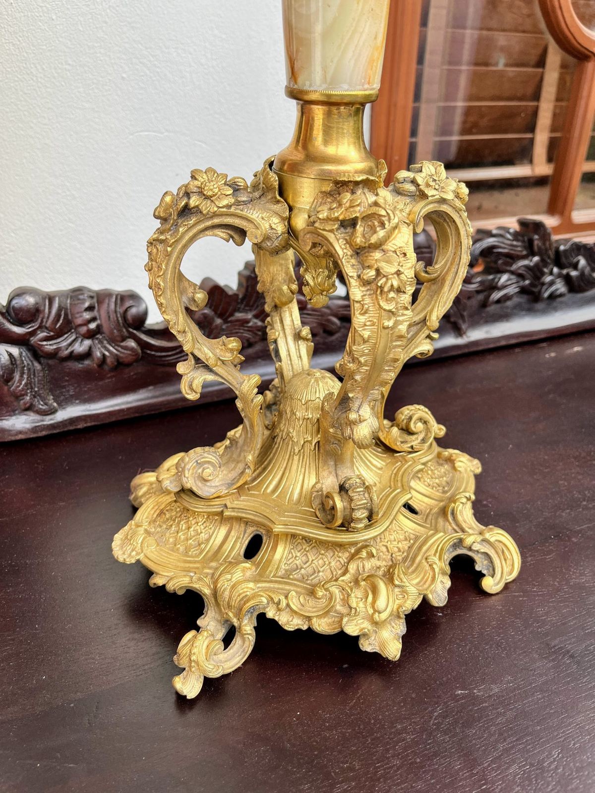 Đèn dầu Pháp, cao 89cm – ảnh 4