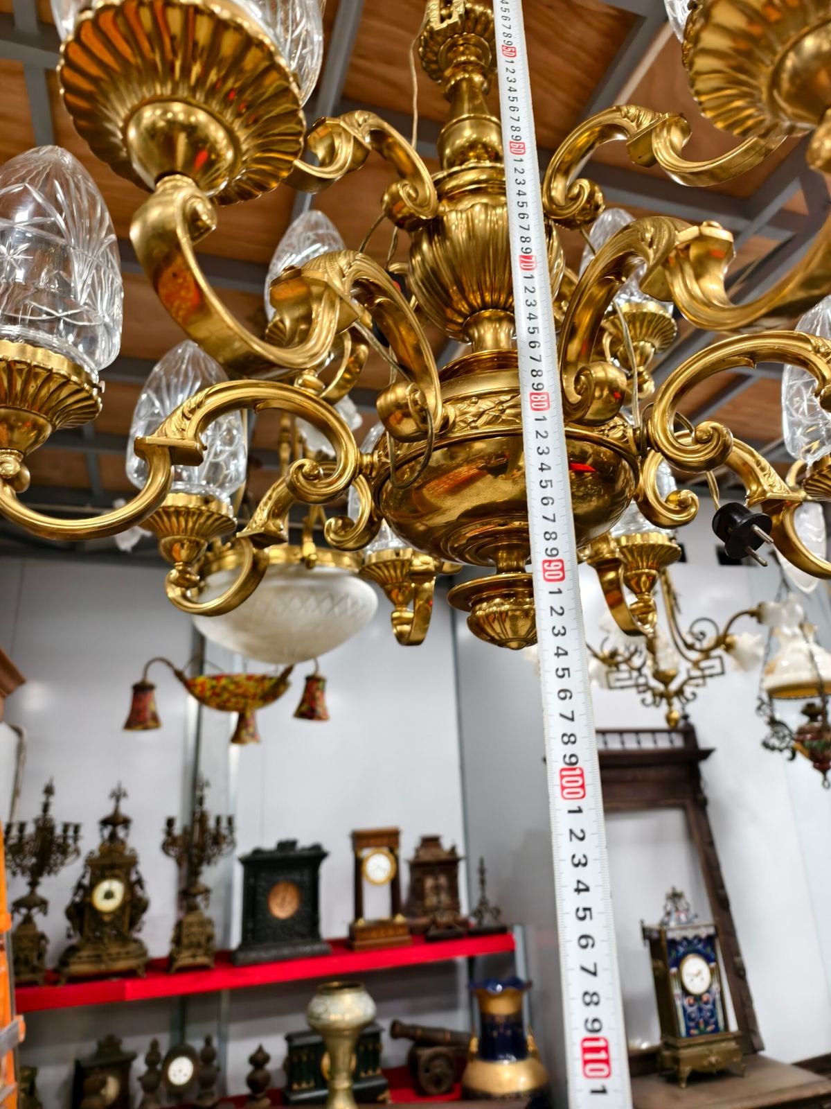 Đèn chùm Pháp, rộng 80cm – ảnh 7