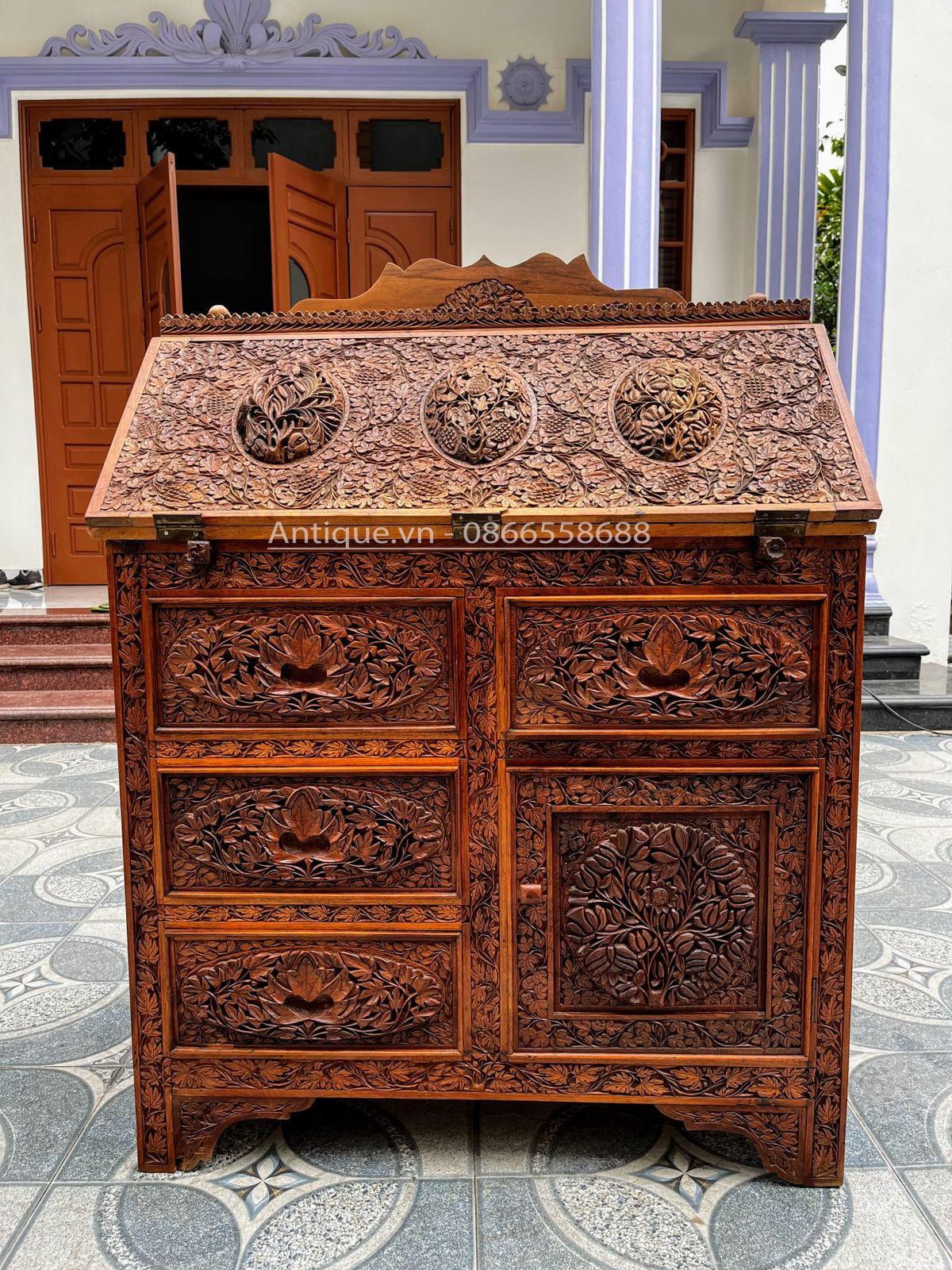 Tủ gỗ óc chó Pháp – ảnh 1