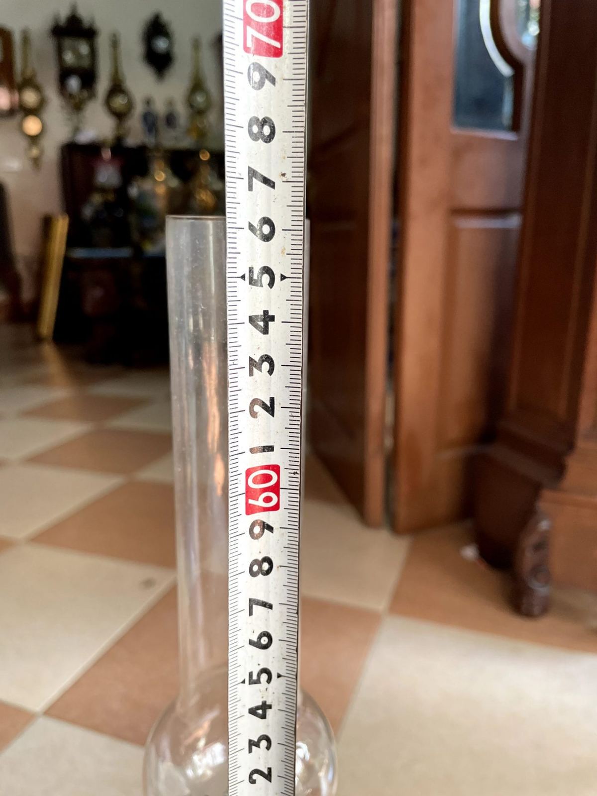 Đèn dầu pha lê Pháp, cao 66.5cm – ảnh 5
