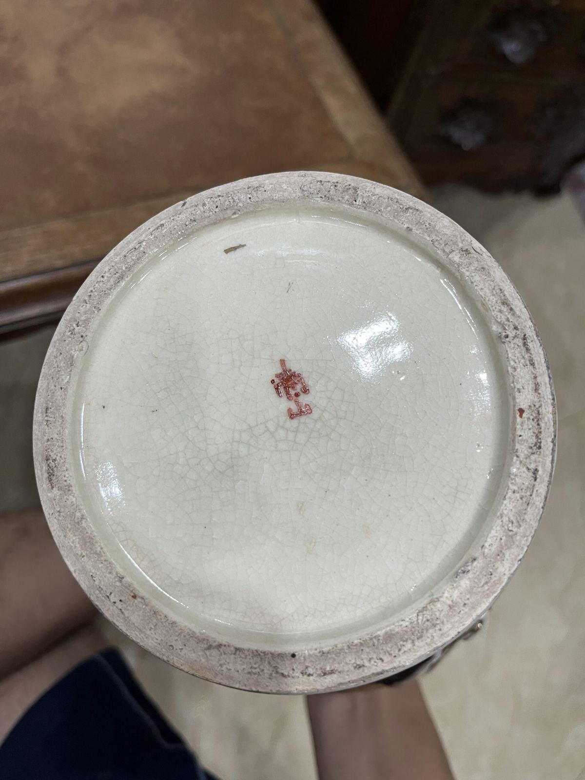 Cặp bình Satsuma, cao 31.5cm – ảnh 7