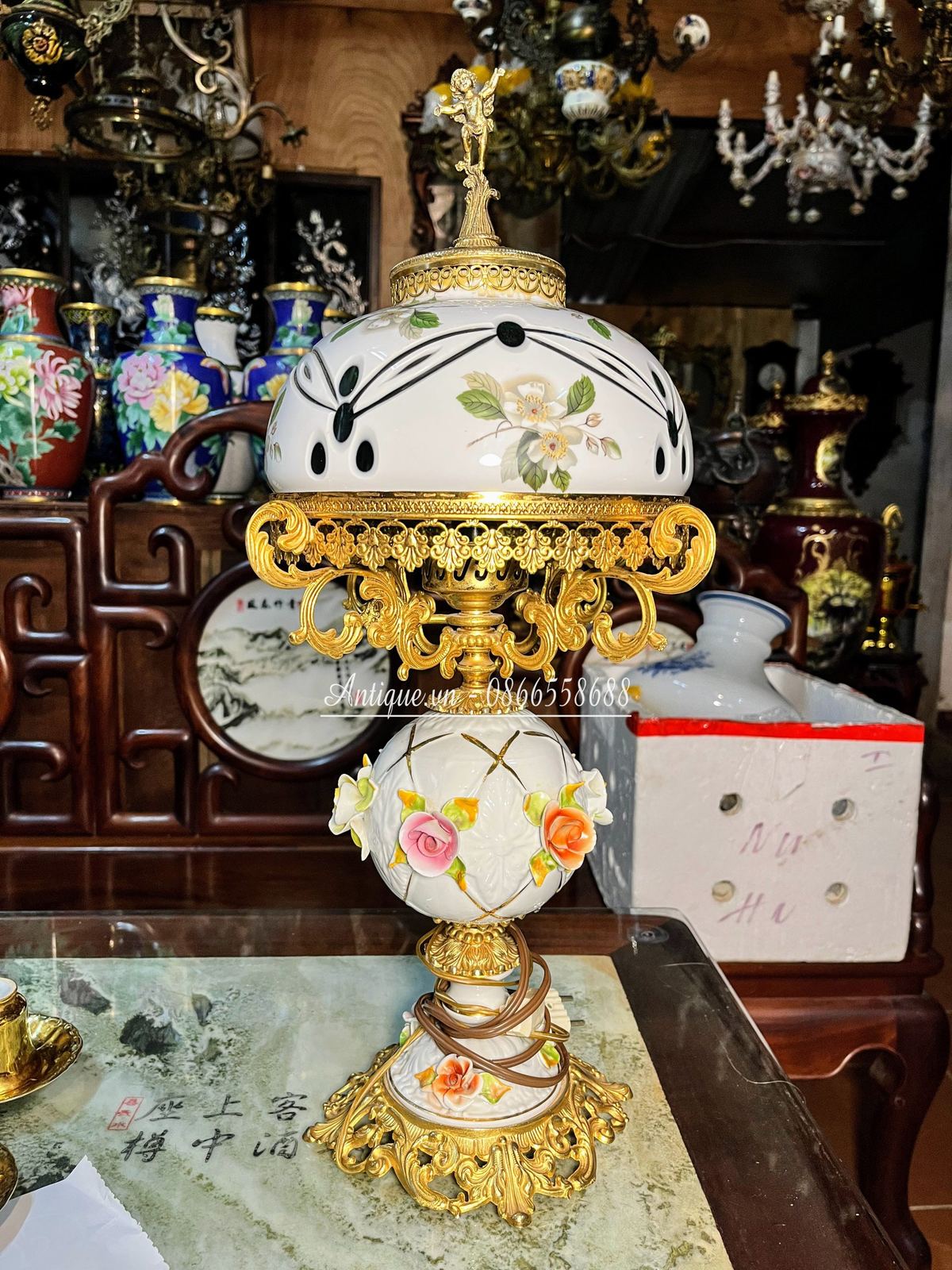 Đèn ngủ Ý, cao 56cm – ảnh 1