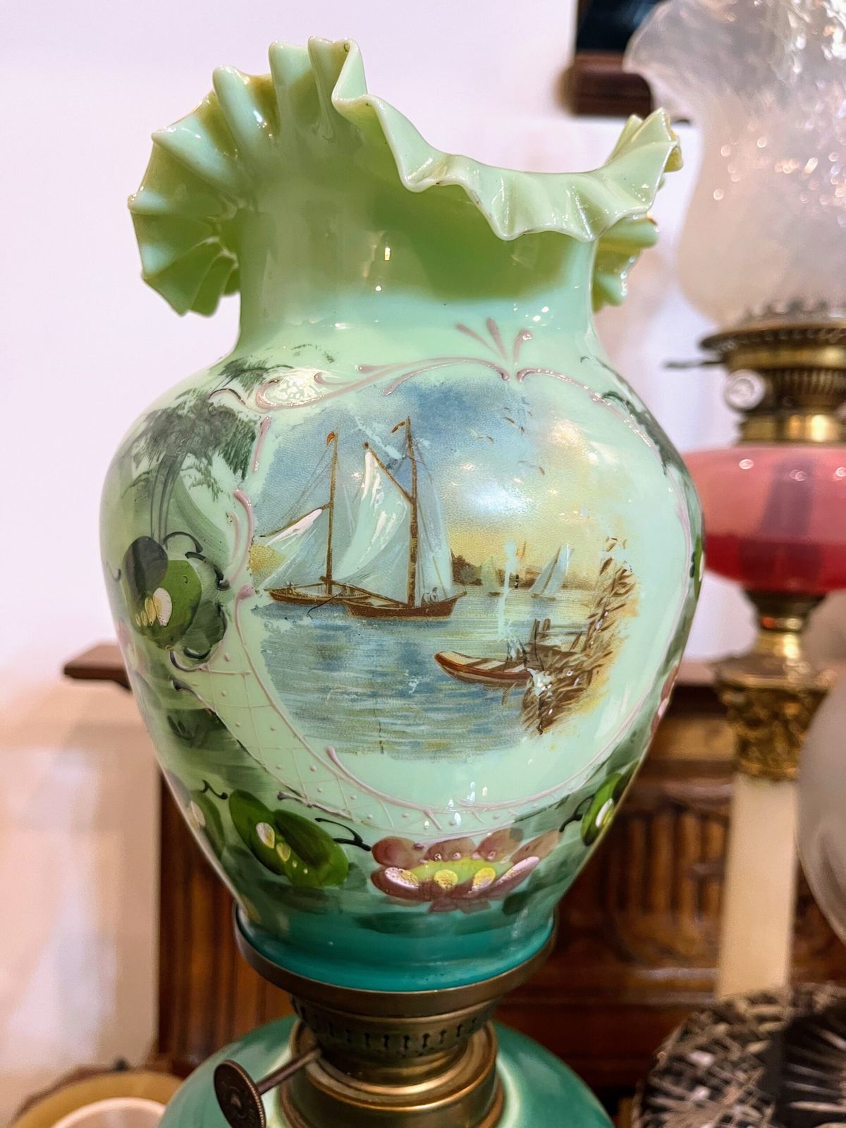 Đèn dầu, cao 54cm – ảnh 2